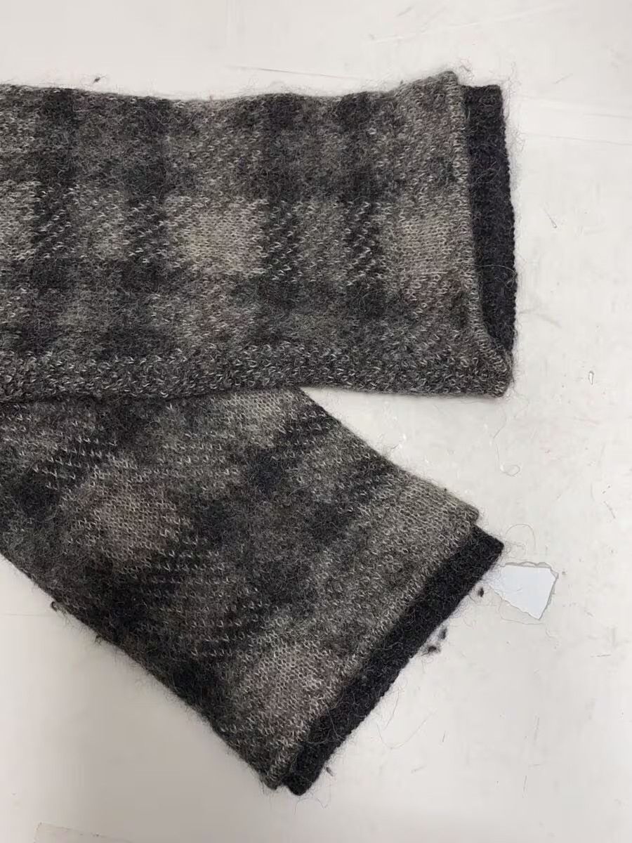 Yohji Yamamoto Check Pattern Alpaca Wool Knit Sweater Size US L / EU 52-54 / 3 - 3 Thumbnail