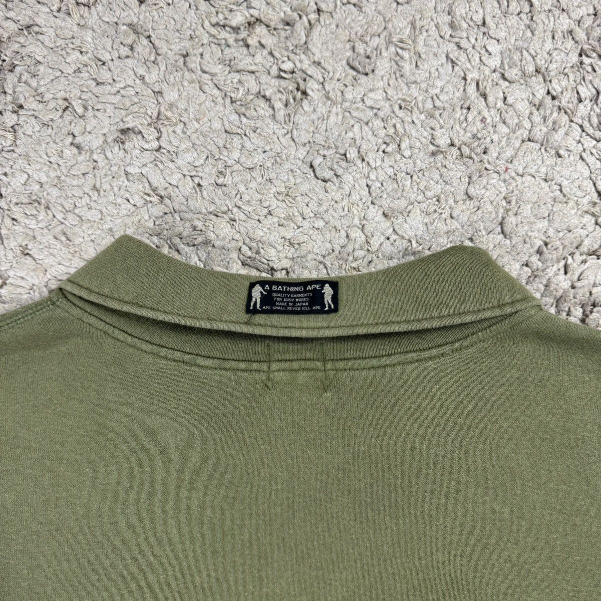 Bape Vintage Bape Exclusive Spellout Half Zipper Sweatshirt Size US S / EU 44-46 / 1 - 8 Thumbnail