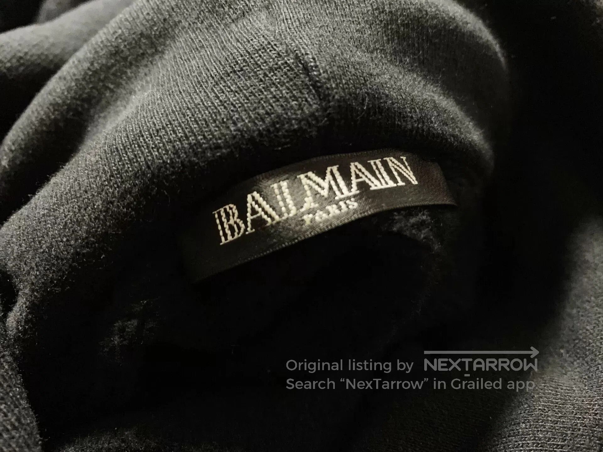 Balmain balmain embroidered fleece pullover hoodie. Size US XL / EU 56 / 4 - 5 Thumbnail