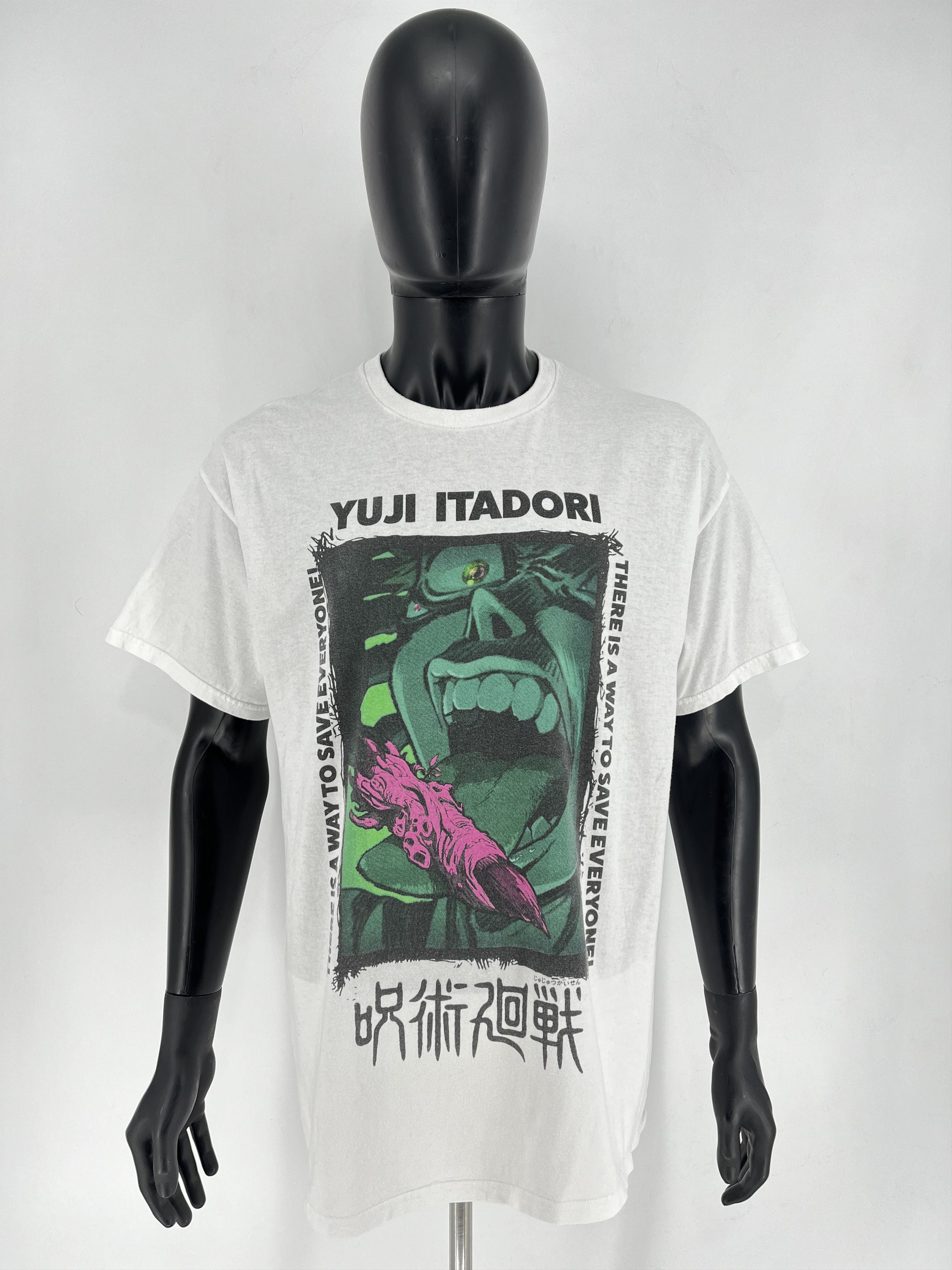 Japanese Brand Jujutsu Kaisen Yuji Itadori anima Japanese tee Size US M / EU 48-50 / 2 - 2 Thumbnail