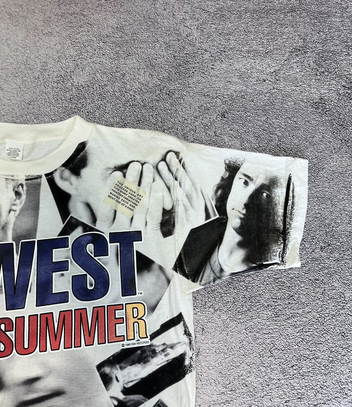 Band Tees Go West Indian Summer 1992 Band T-Shirt Size L USA VTG EMI Size US L / EU 52-54 / 3 - 4 Thumbnail