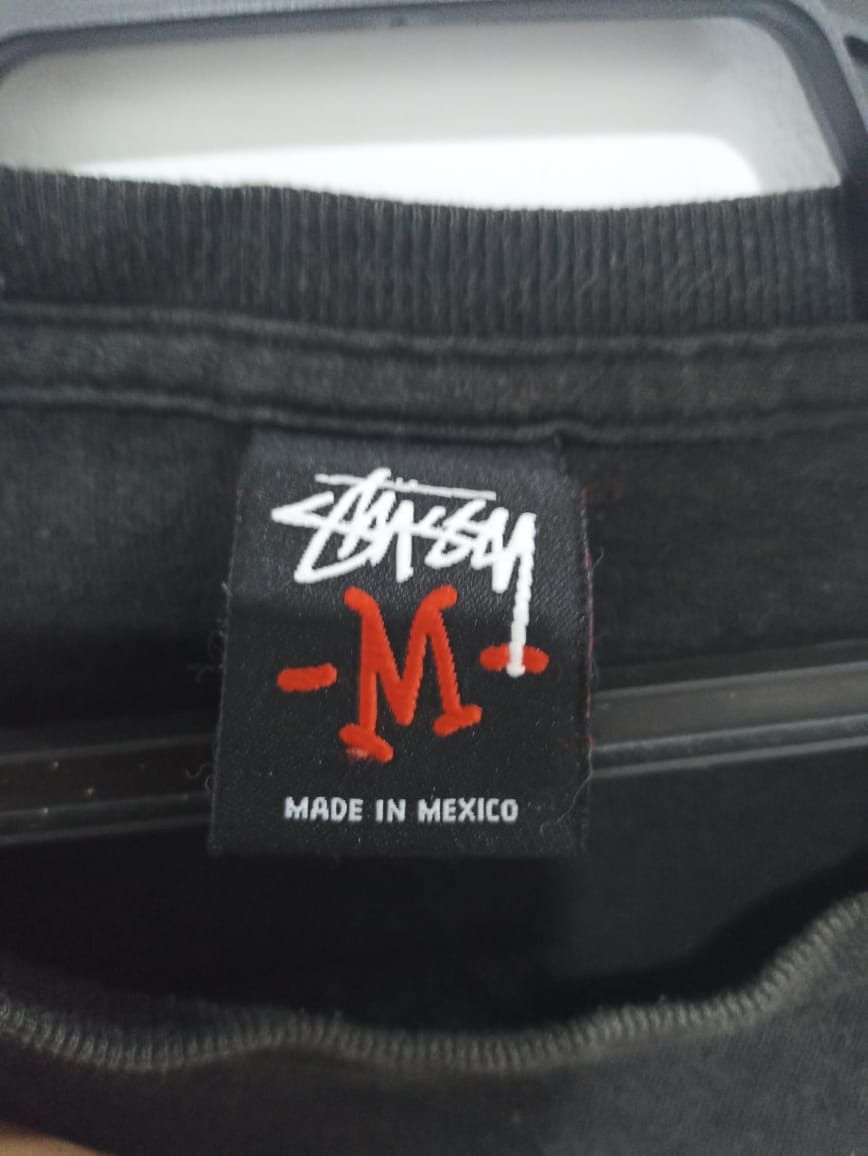 Stussy Vintage Stussy Black Tshirt Size US L / EU 52-54 / 3 - 4 Thumbnail
