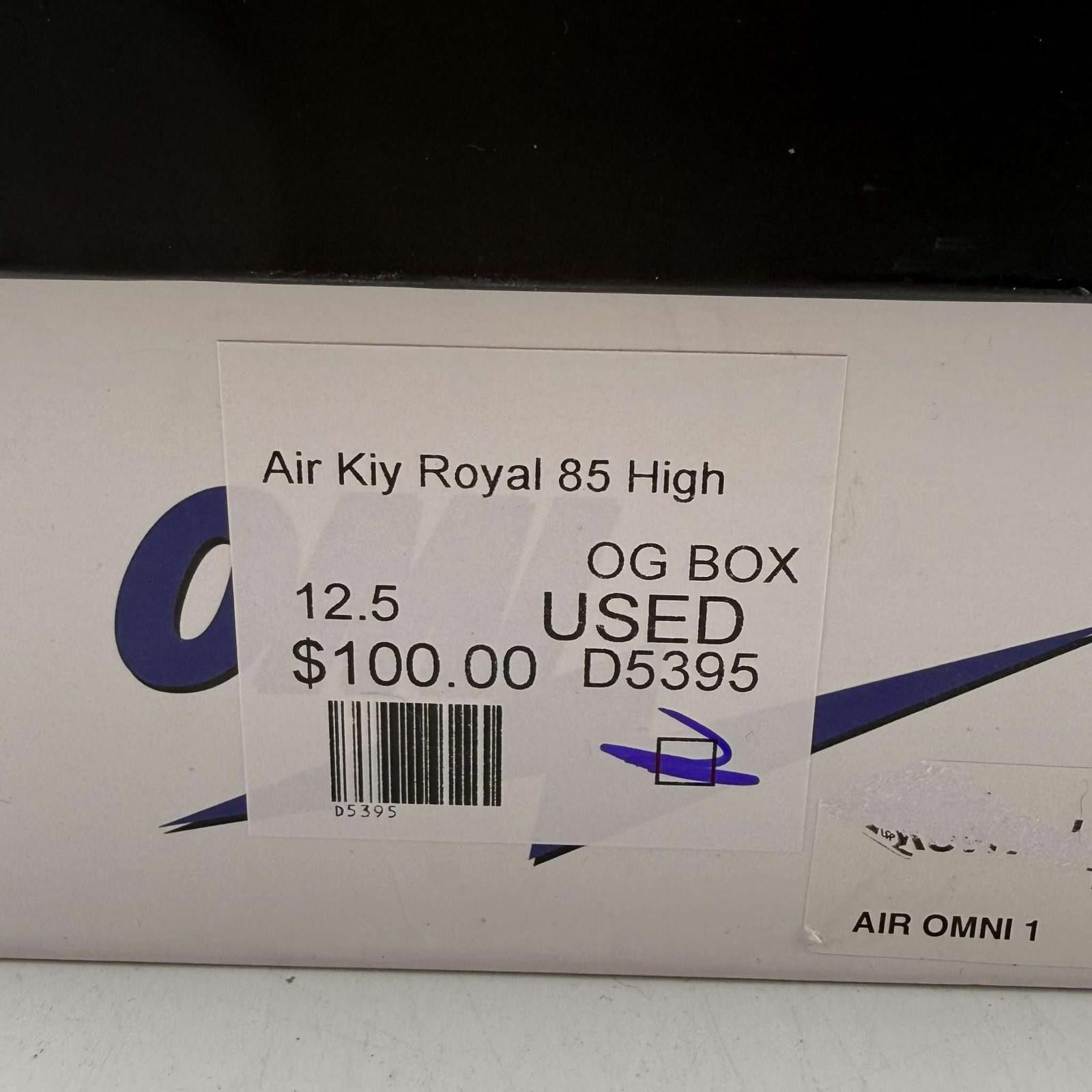 Other Air Kiy Royal 85 High OG Box Used D5395 Size US 12.5 / EU 45-46 - 10 Thumbnail