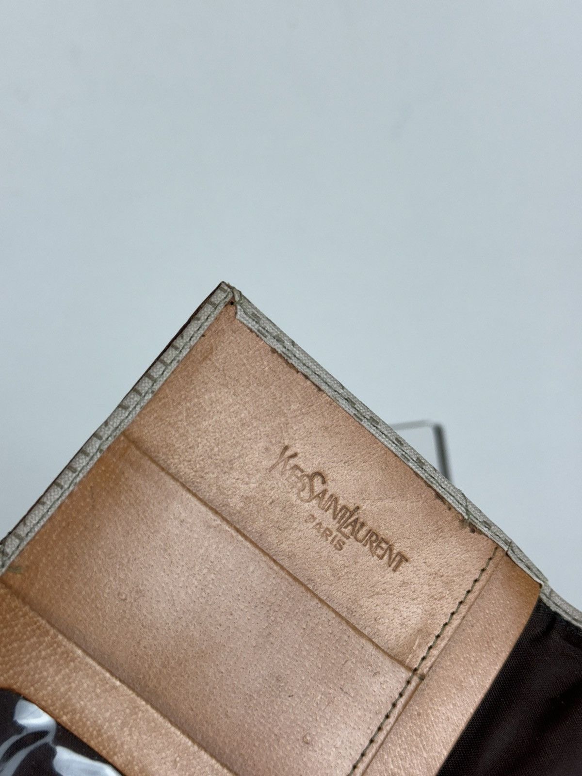Yves Saint Laurent Rare leather wallet Yves Saint Laurent original luxury item Size ONE SIZE - 3 Thumbnail