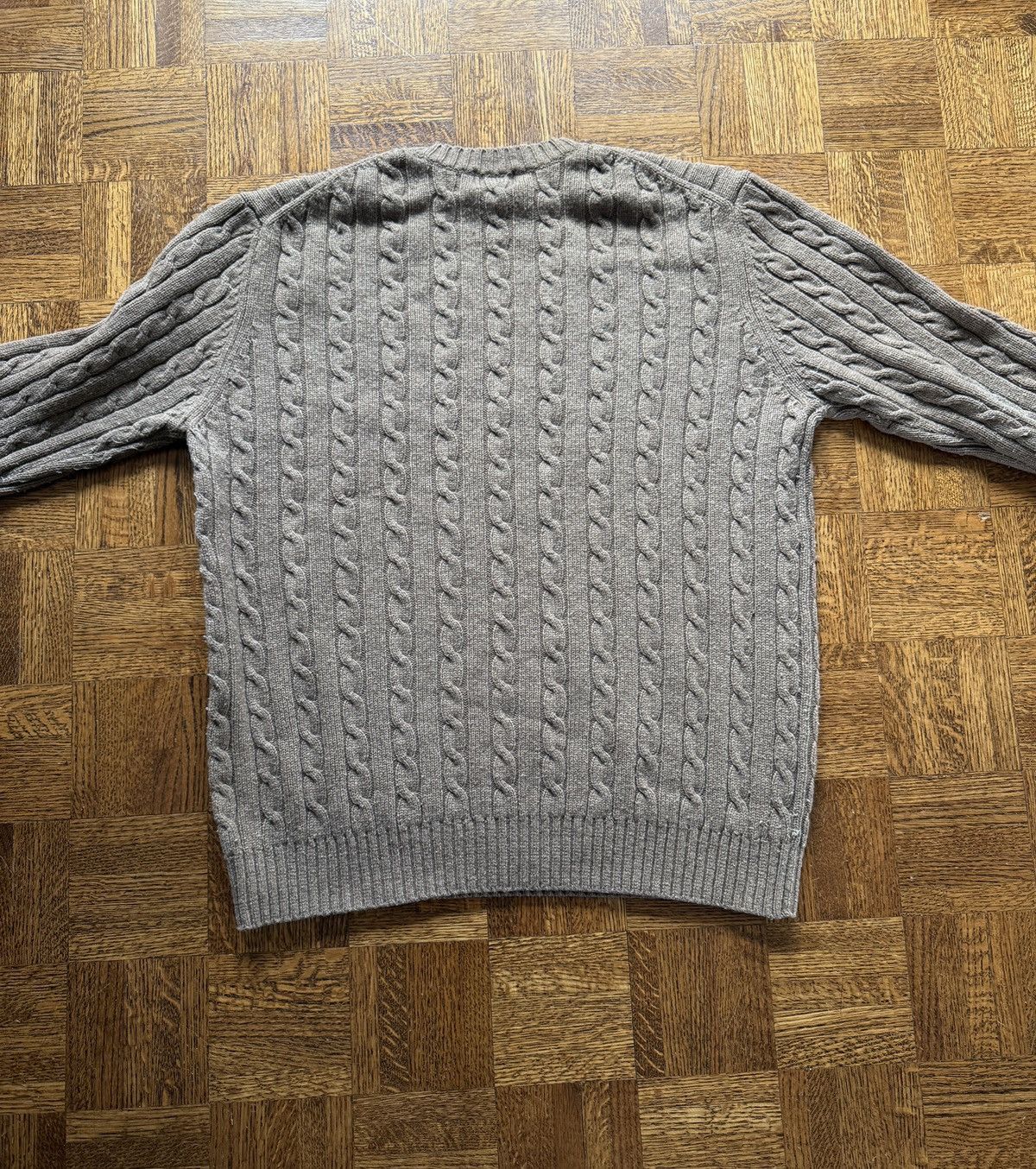 L.L. Bean Vintage L.L. Bean Textured Cable Knit Sweater Size US XL / EU 56 / 4 - 5 Thumbnail