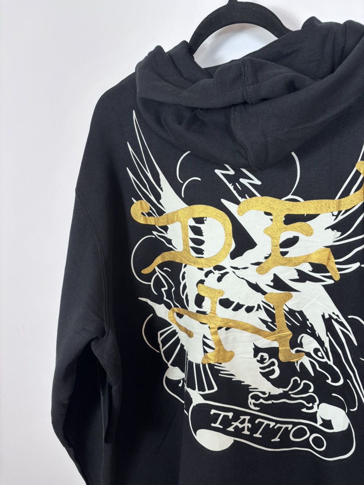Ed Hardy Ed Hardy NWT Men’s Y2K Big Skull Tattoo Logo Black Hoodie Size US XXL / EU 58 / 5 - 20 Thumbnail