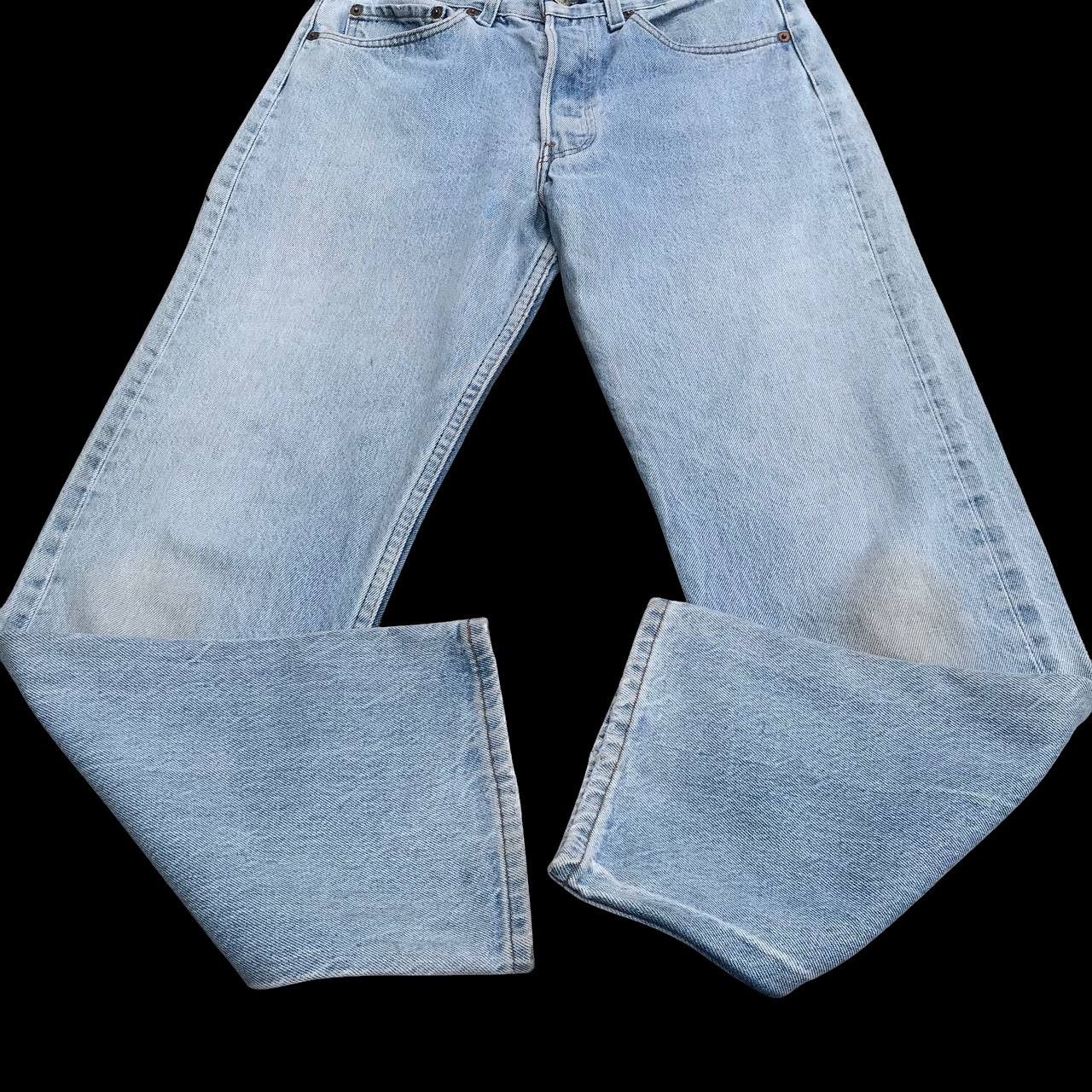 Levi's Vintage Clothing 80S Vintage Levis 501 USA lightwash dirty Stain W29x28 inch Size US 29 - 16 Thumbnail
