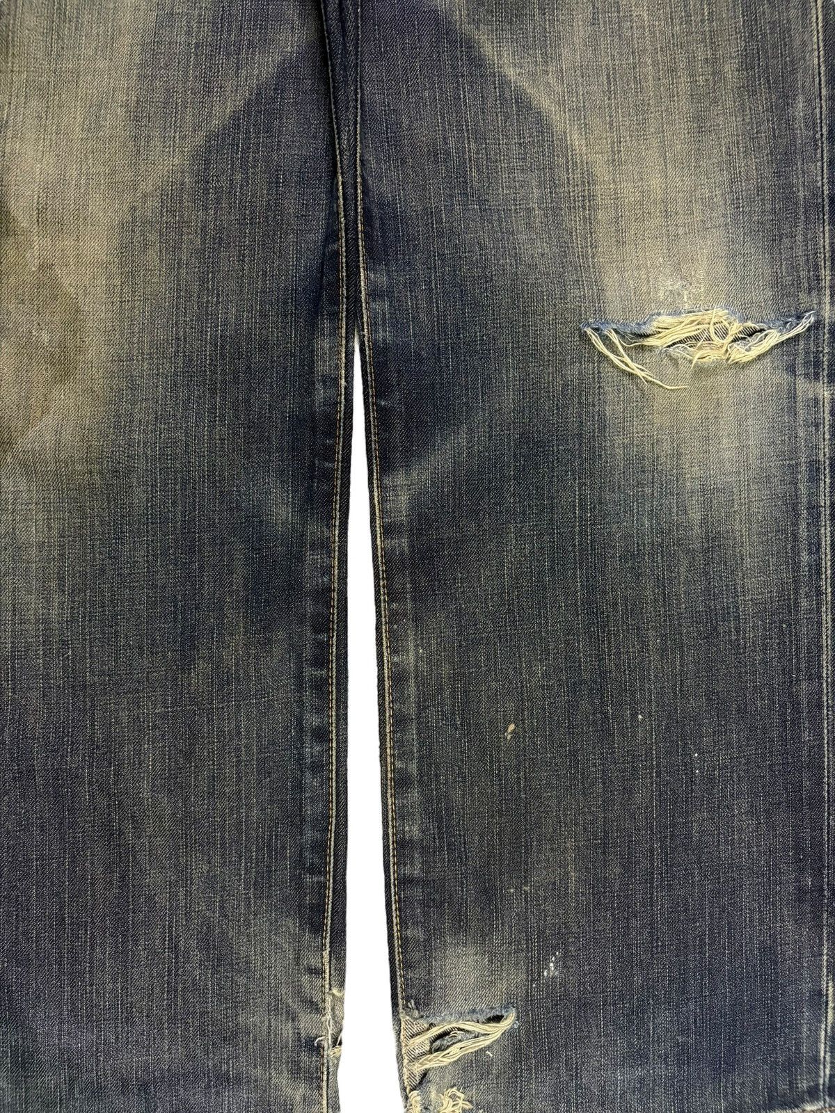 Japanese Brand Vintage Japanese Brand Distressed Baggy Jeans Size US 29 - 15 Thumbnail