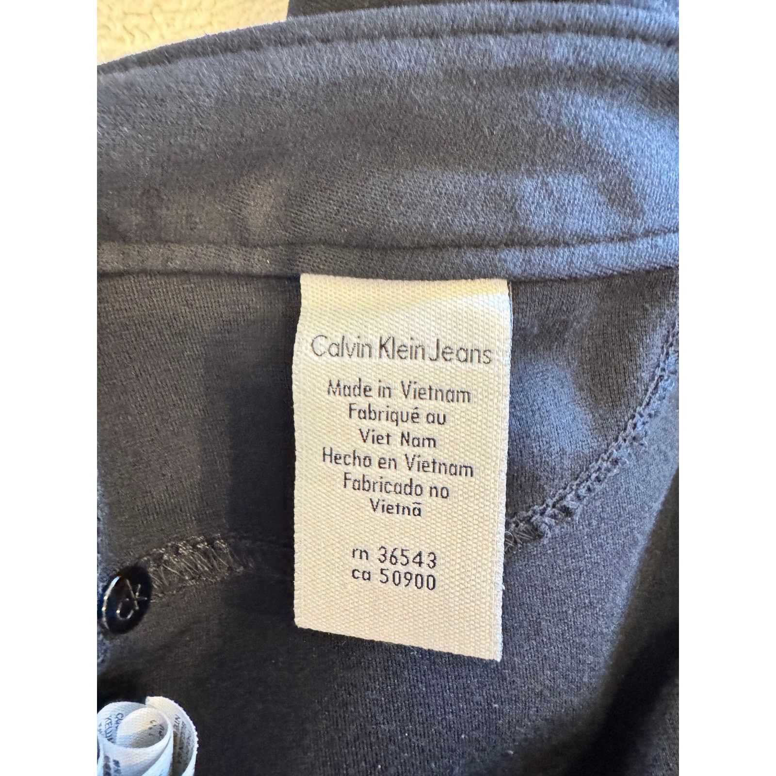 Calvin Klein Calvin Klein Black Super Stretch Pants – Size 10 Size 32" / US 10 / IT 46 - 5 Thumbnail