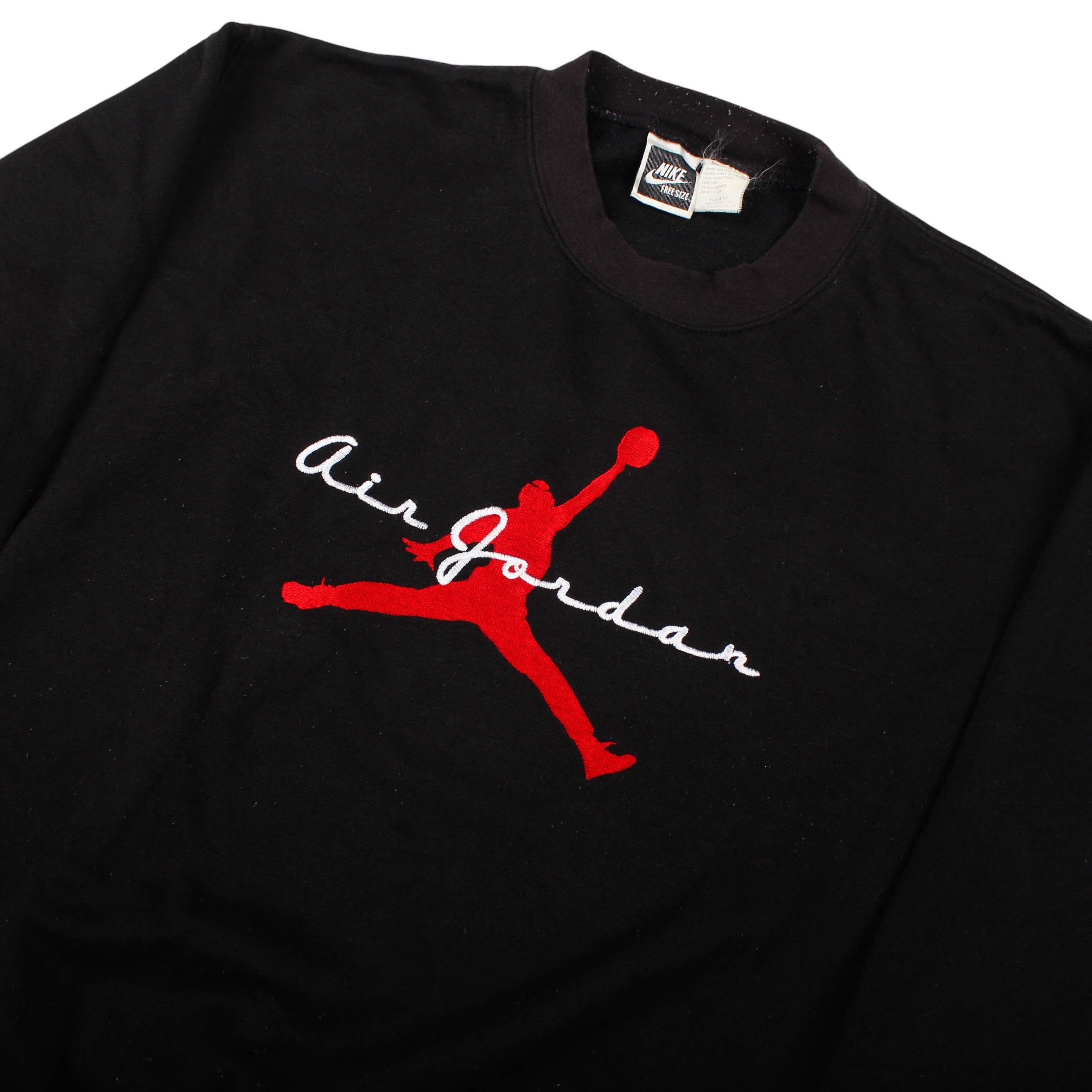 Nike Nike Air Jordan Sweatshirt 90s Jumpman Script Crewneck Size US M / EU 48-50 / 2 - 3 Thumbnail