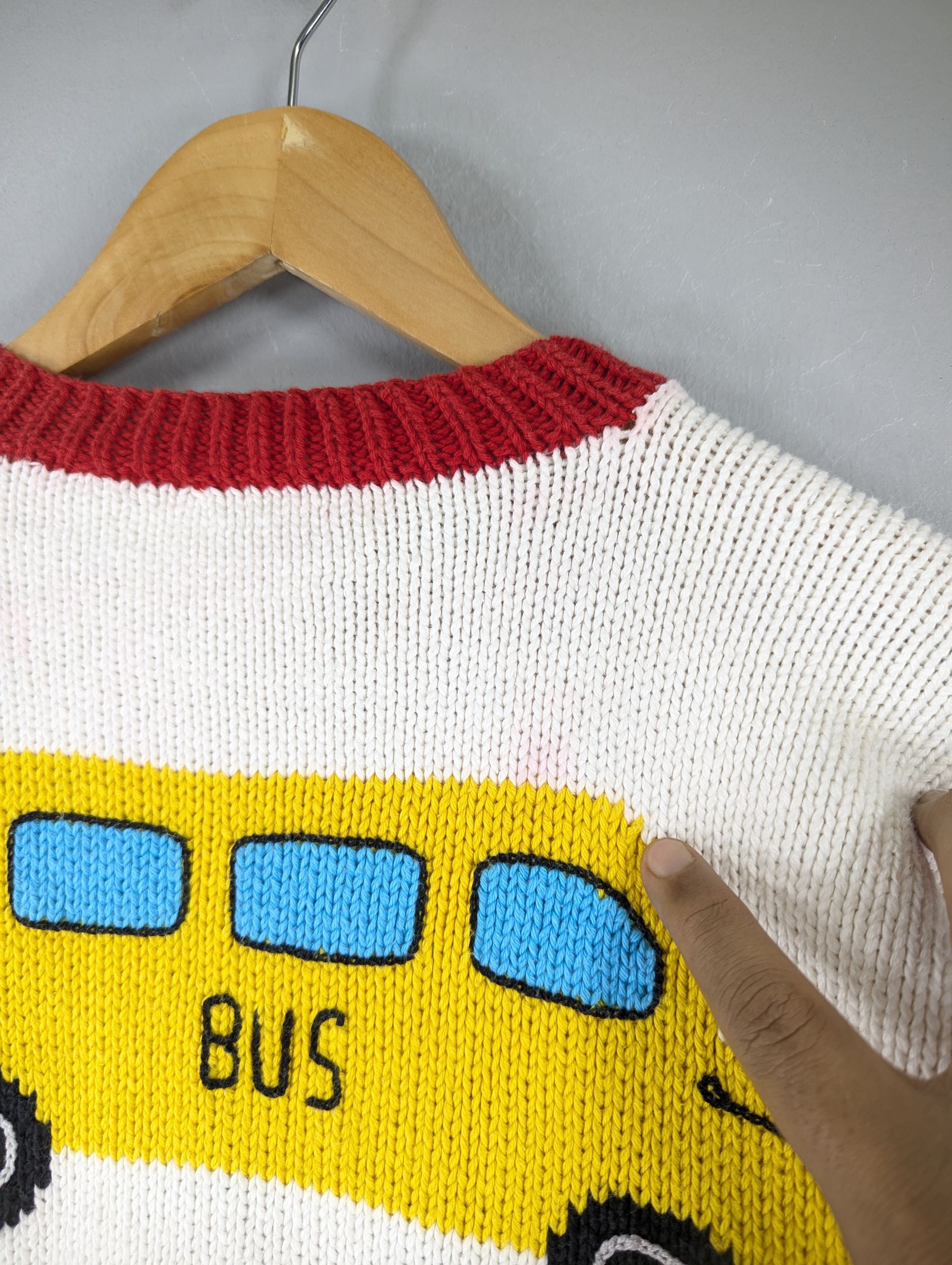 Vintage Vintage Cotton Salsa Cable Knit Art Of School Cardigan Size M / US 6-8 / IT 42-44 - 13 Thumbnail
