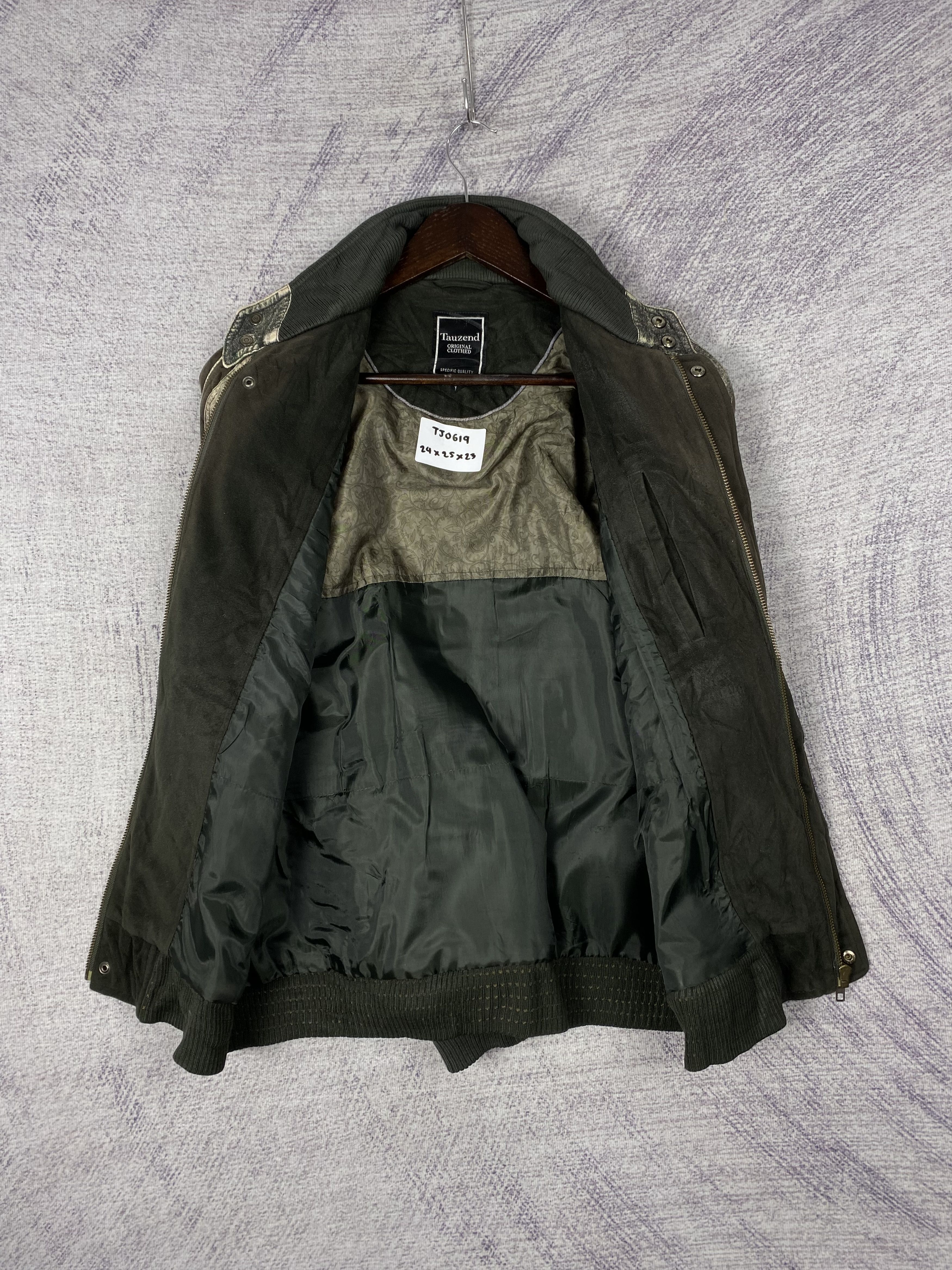 Japanese Brand Vintage Tauzend Full Zipper Bomber Jacket Size US L / EU 52-54 / 3 - 6 Thumbnail