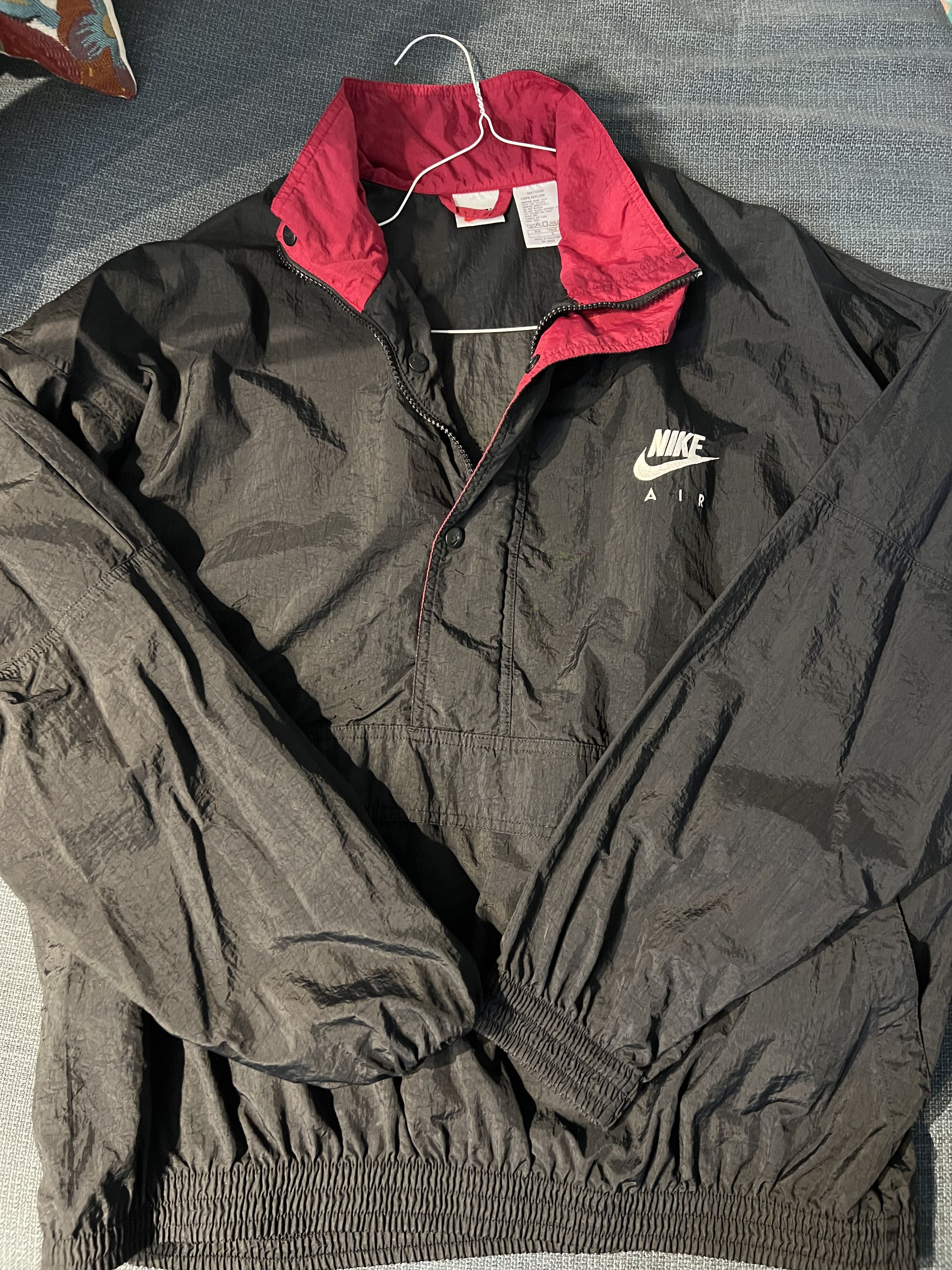 Nike Vintage Nike Air Half-Zip Windbreaker Size US L / EU 52-54 / 3 - 1 Thumbnail