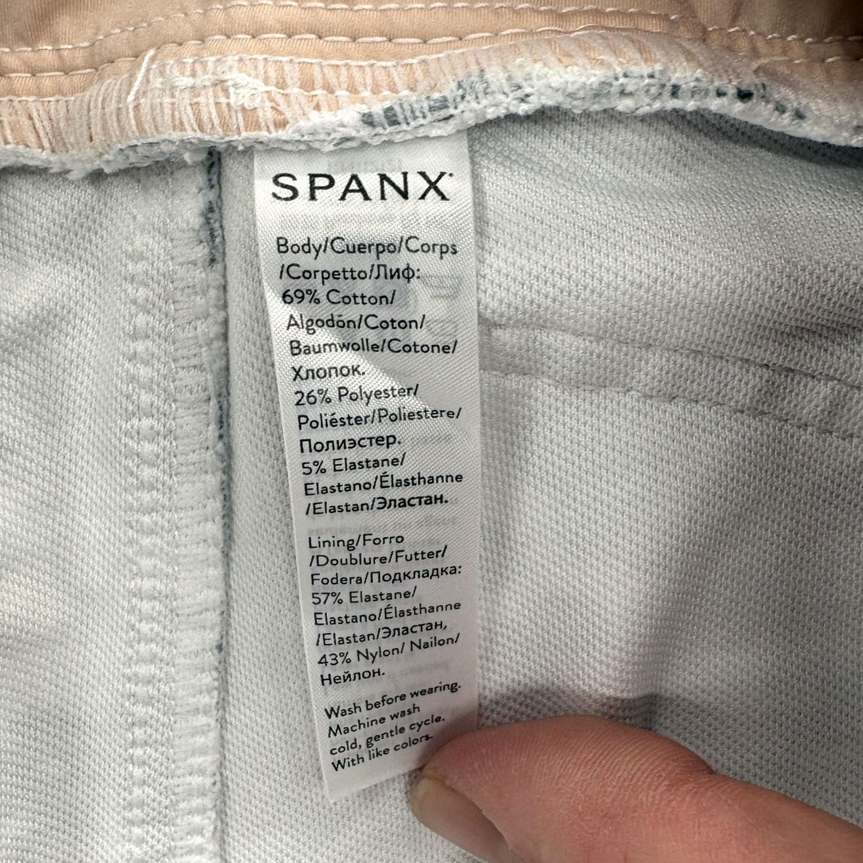 Spanx Spanx Jegging Pants Womens Large Gray Camouflage Stretch Denim Skinny Pockets Pull On Size 36" / US 14 / IT 50 - 5 Thumbnail