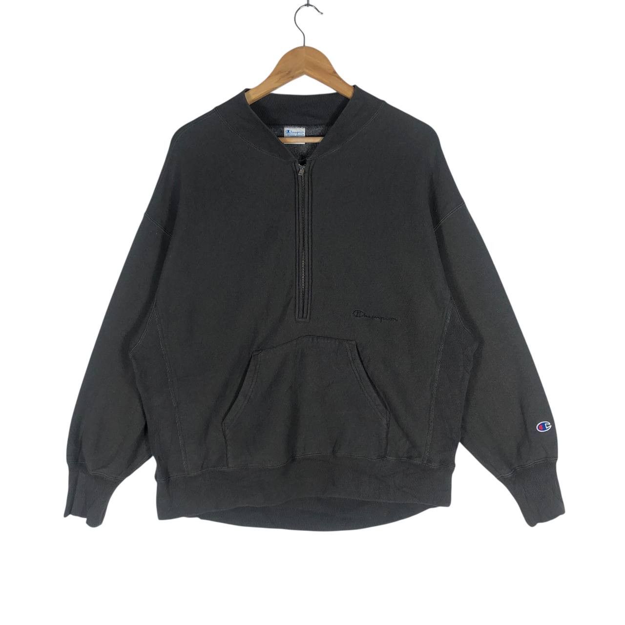 Champion Vintage Champion Reverse Weave Quarter-zip Sweatshirt Size US M / EU 48-50 / 2 - 1 Thumbnail