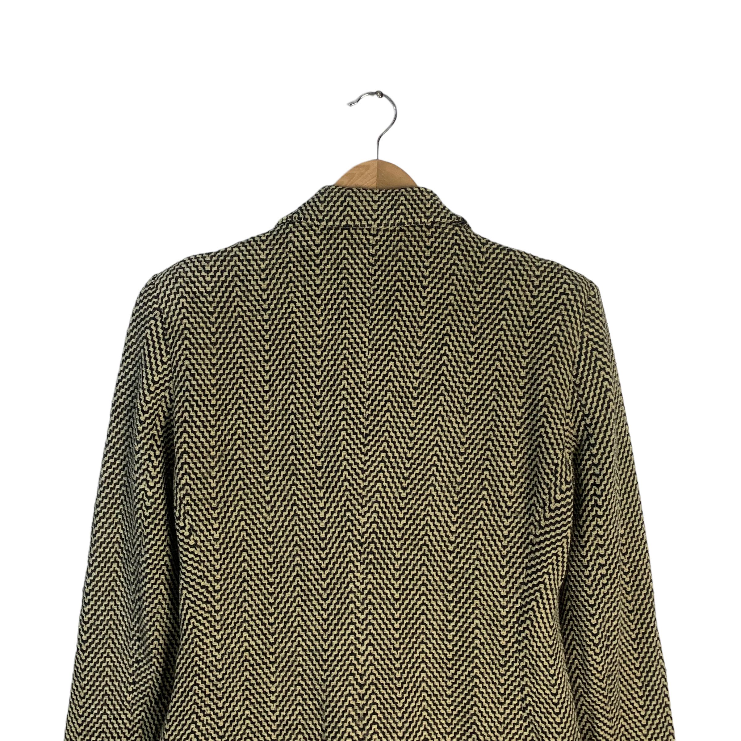 Emporio Armani Emporio Armani Houndstooth Wool Jacket Size L / US 10 / IT 46 - 9 Thumbnail