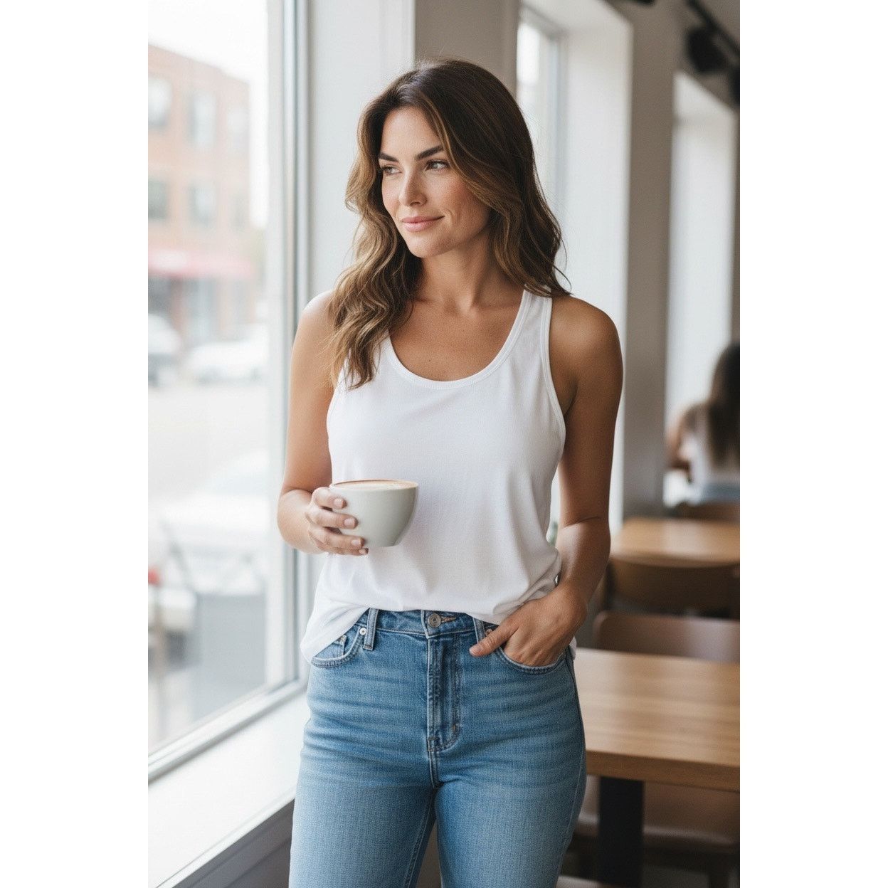 The Unbranded Brand All In Motion Women’s Tank Top Size XXL White Size XXL / US 16-18 / IT 52-54 - 2 Thumbnail