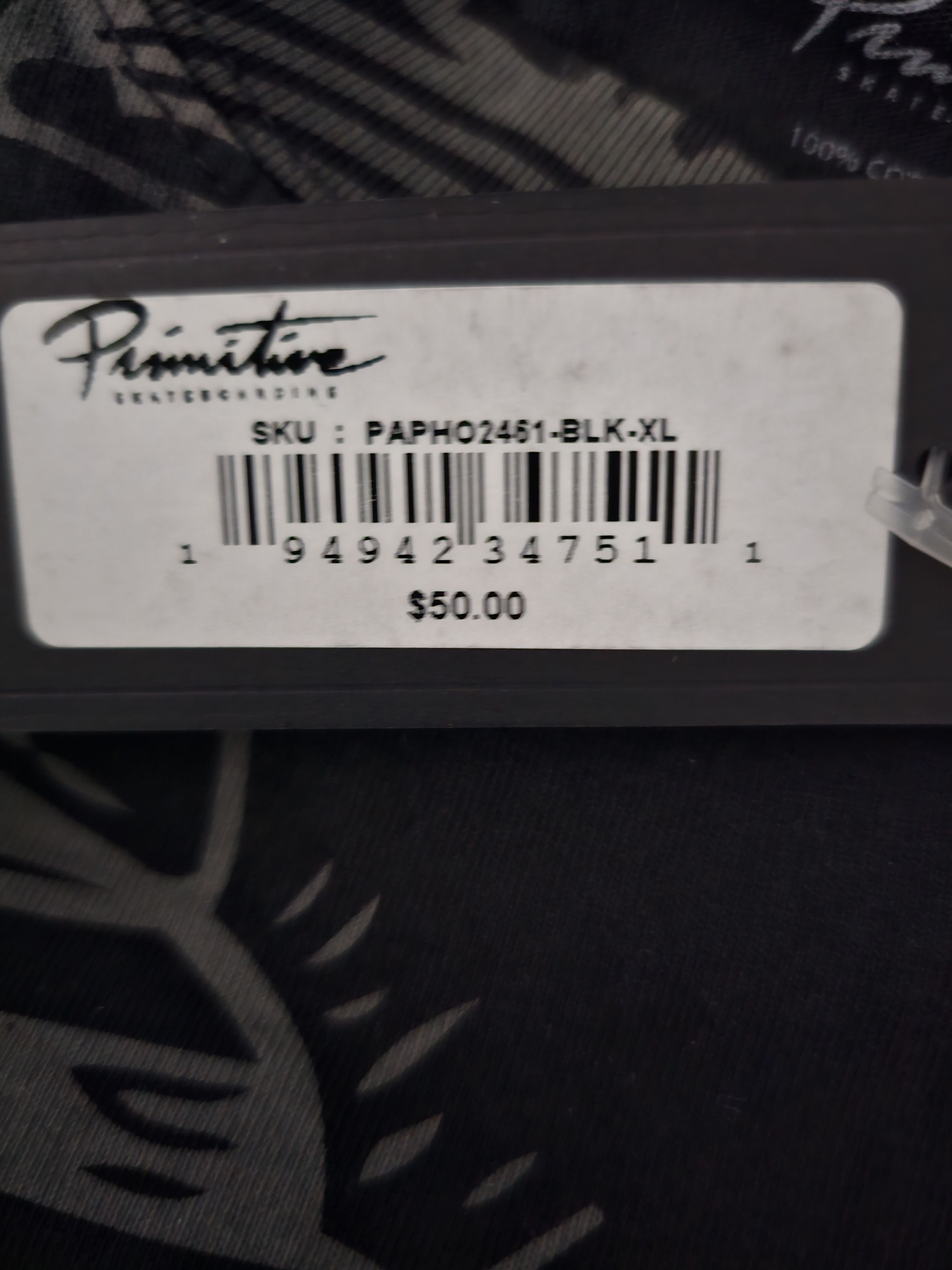 Primitive Primitive mens t-shirt Size US XL / EU 56 / 4 - 9 Thumbnail