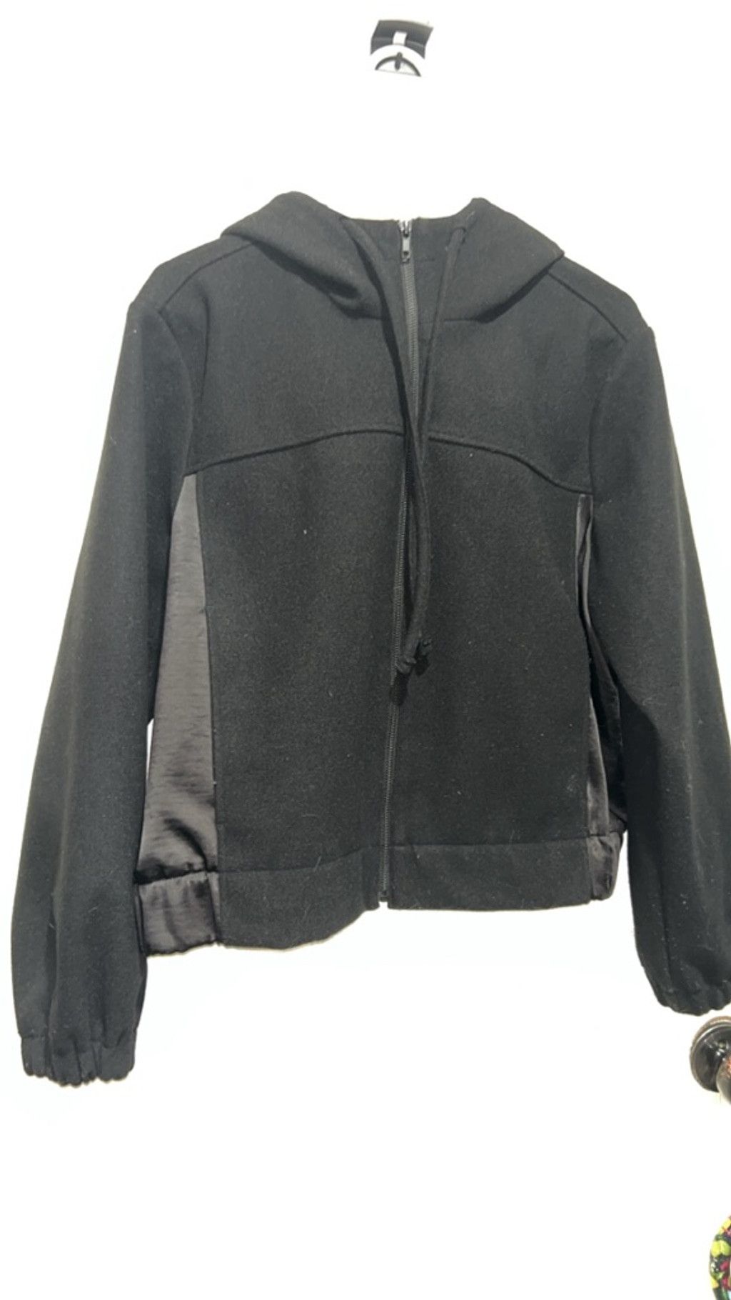 Vera Wang Women's Simply Vera Vera Wang Black Hooded Jacket M Size M / US 6-8 / IT 42-44 - 1 Thumbnail