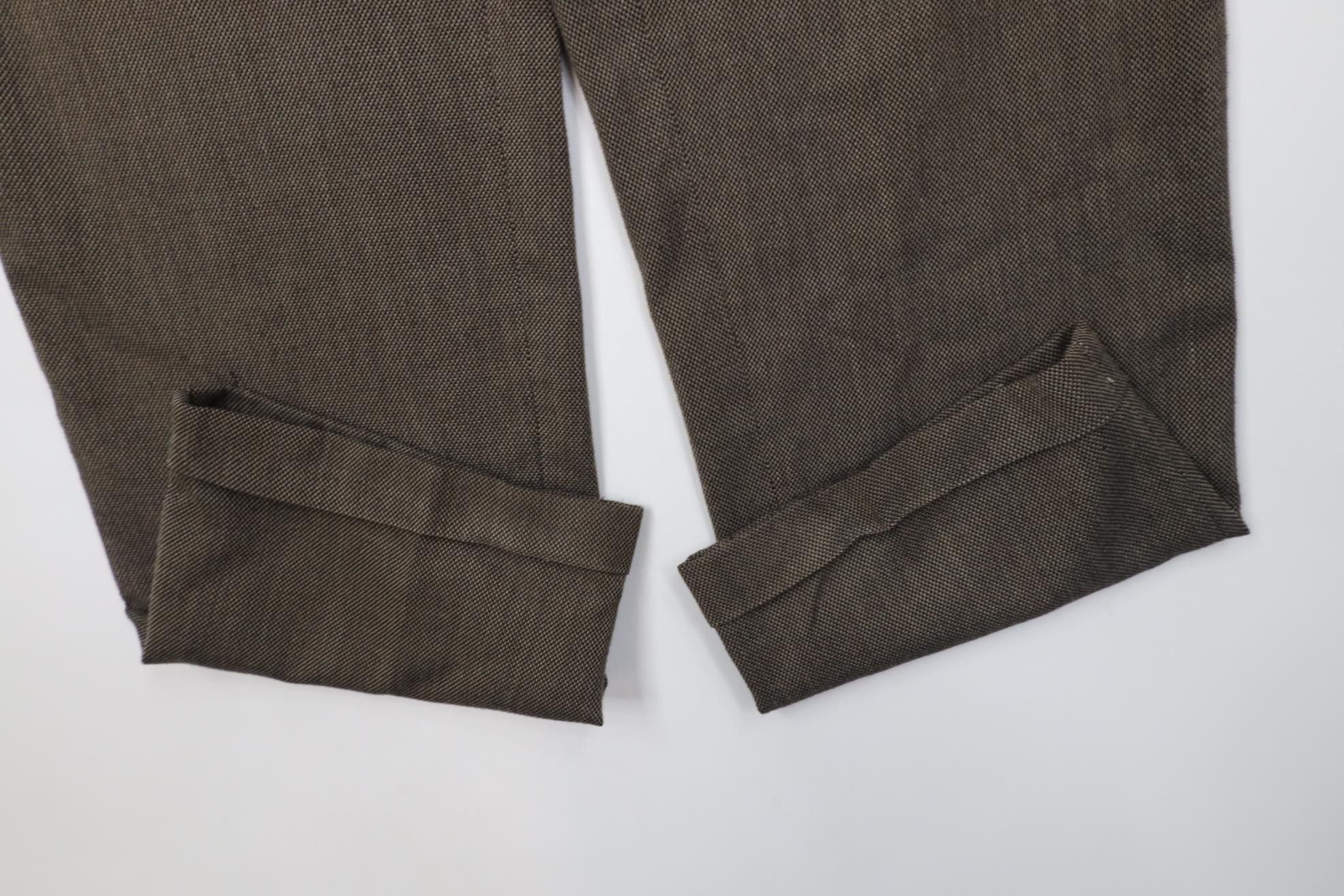 Vintage Vintage 90s Streetwear Gabardine Knit Wide Leg Chino Pants Size US 34 / EU 50 - 7 Thumbnail