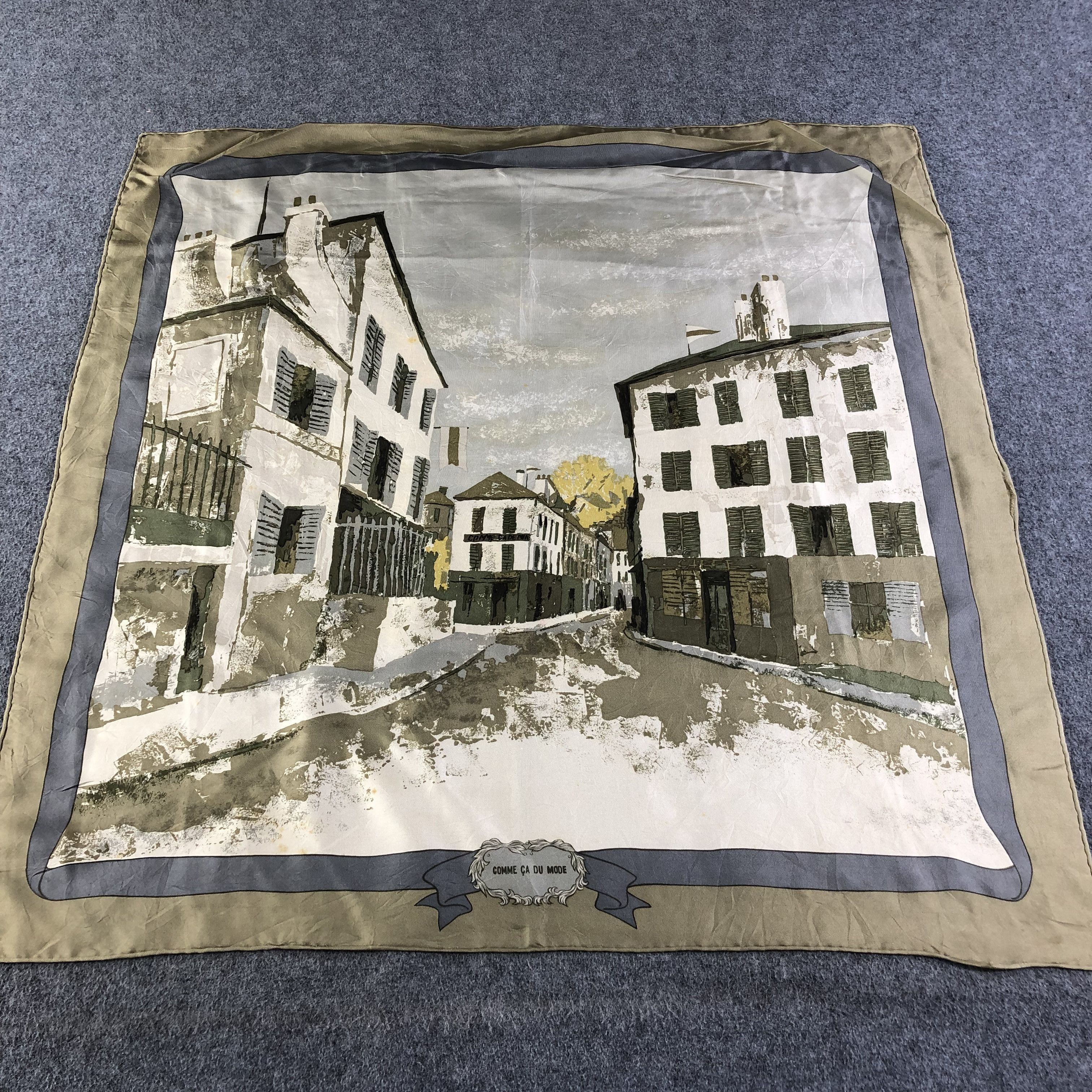 Comme Ca Ism Comme Ca Du Mode Hand Rolled Silk Scarf M509 Size ONE SIZE - 1 Thumbnail
