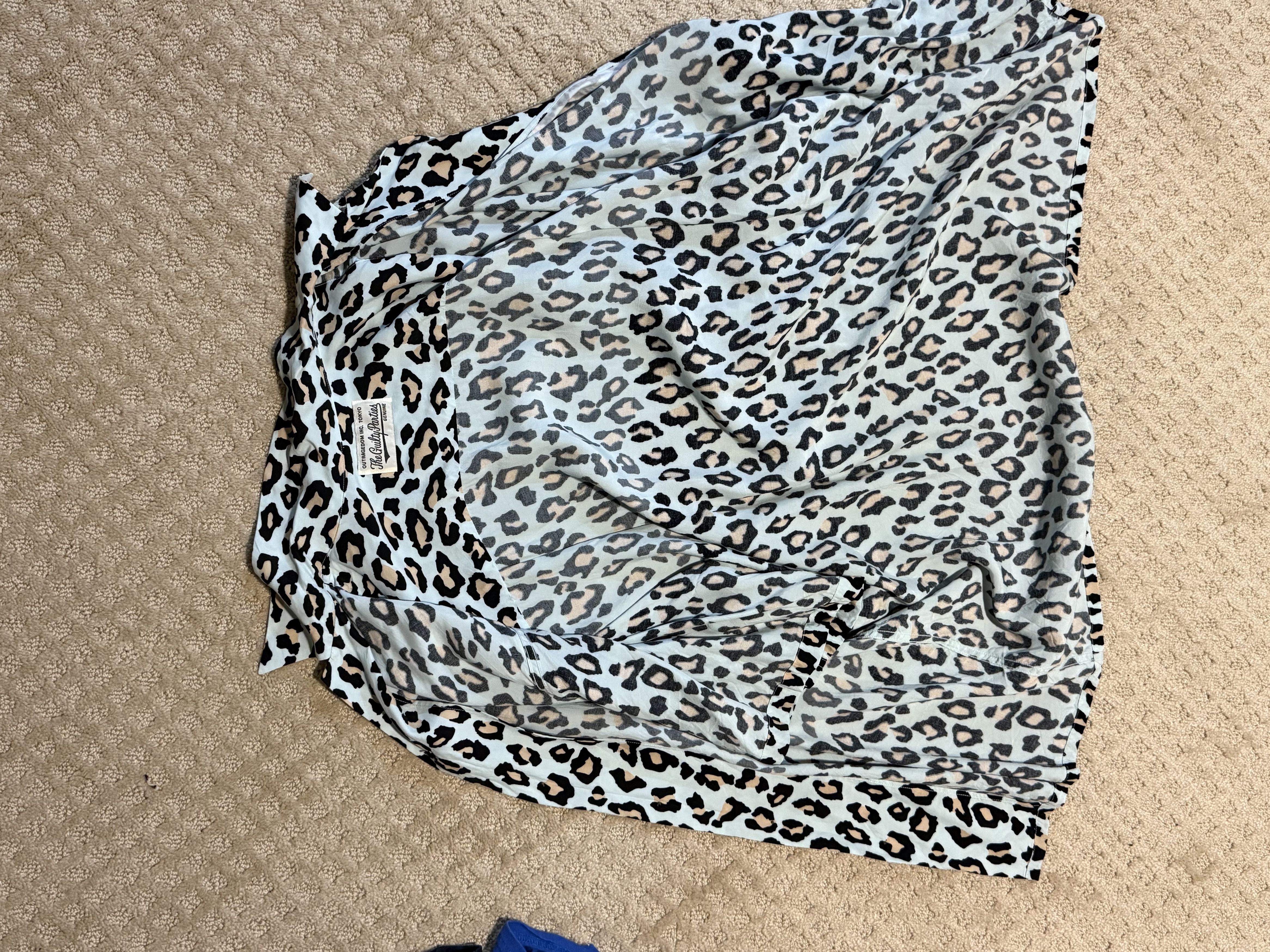 Wacko Maria Wacko Maria Leopard Rayon Hawaiian Shirt Size L Size US L / EU 52-54 / 3 - 4 Thumbnail