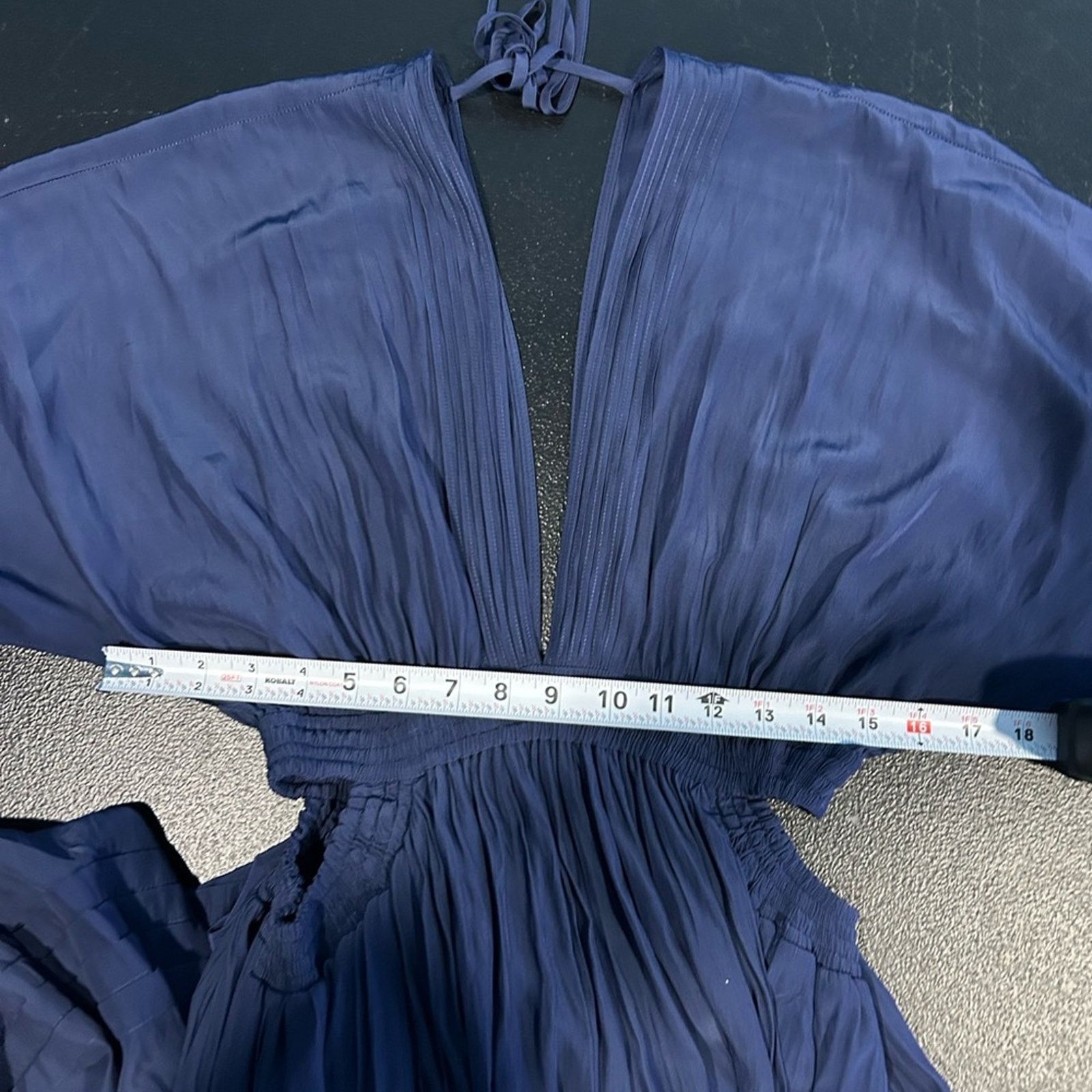 Ramy Brook Ramy Brook Neena Cutout Maxi Dress Navy Blue Hi Low NWT XS Size XS / US 0-2 / IT 36-38 - 15 Thumbnail