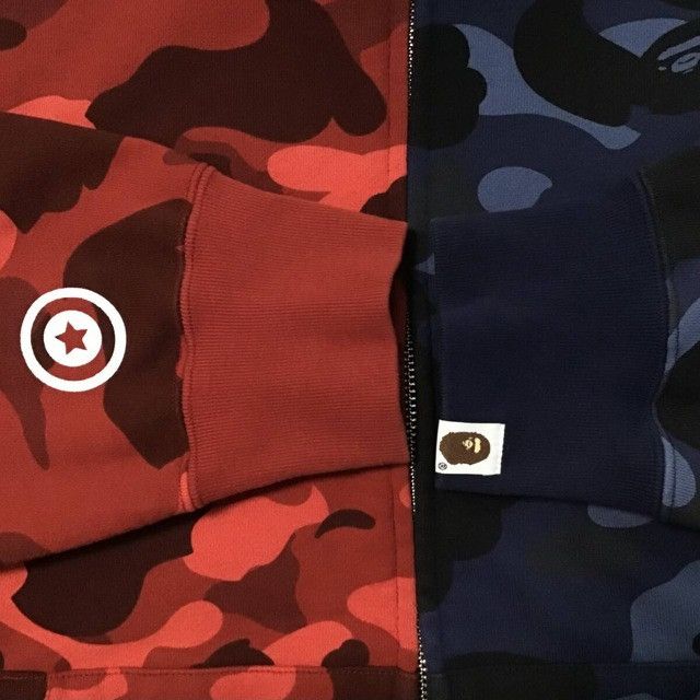 Bape 🔥2XL🔥 BAPE Shark full zip hoodie Red camo Blue camo APE XXL Size US XXL / EU 58 / 5 - 6 Thumbnail