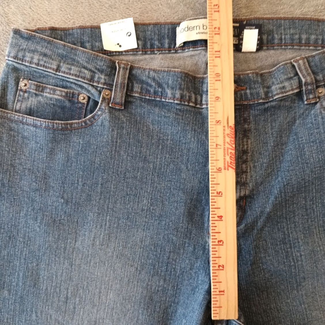 Gap Gap Jeans Bootcut Womens Size 16 Long 36x36 Medium Wash Blue Cotton Blend Denim Mid Rise 5-Pocket Stretch Regular Size 25" / US 0 / IT 36 - 4 Thumbnail