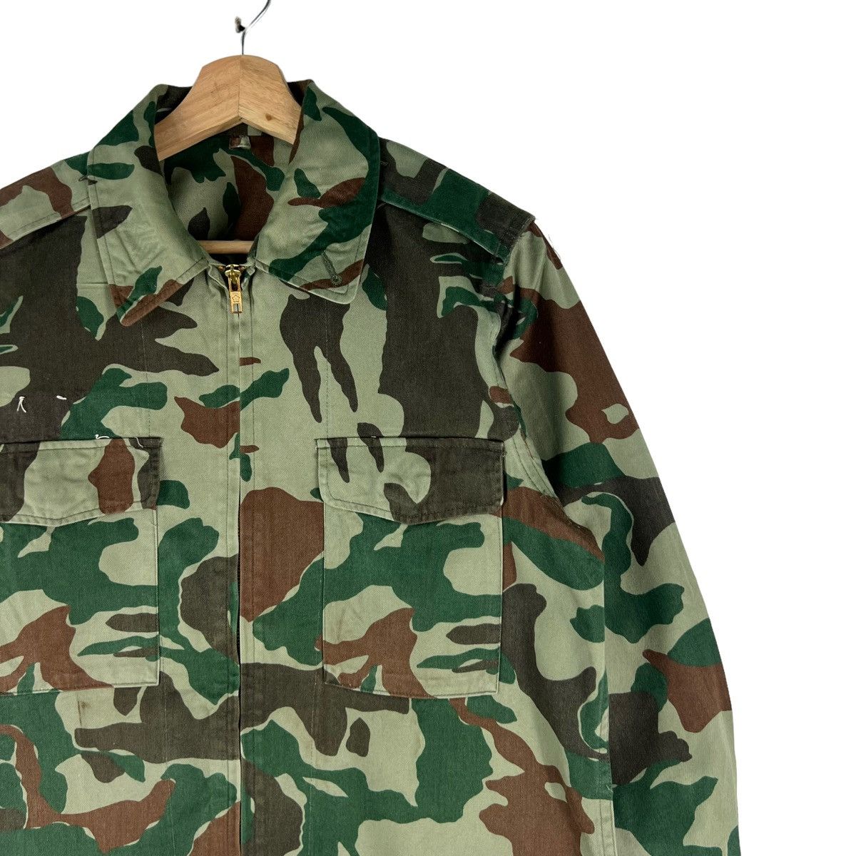 Vintage 🔥Vtg 70’s Vietnam Military Collections Chore Jacket Size US M / EU 48-50 / 2 - 6 Thumbnail