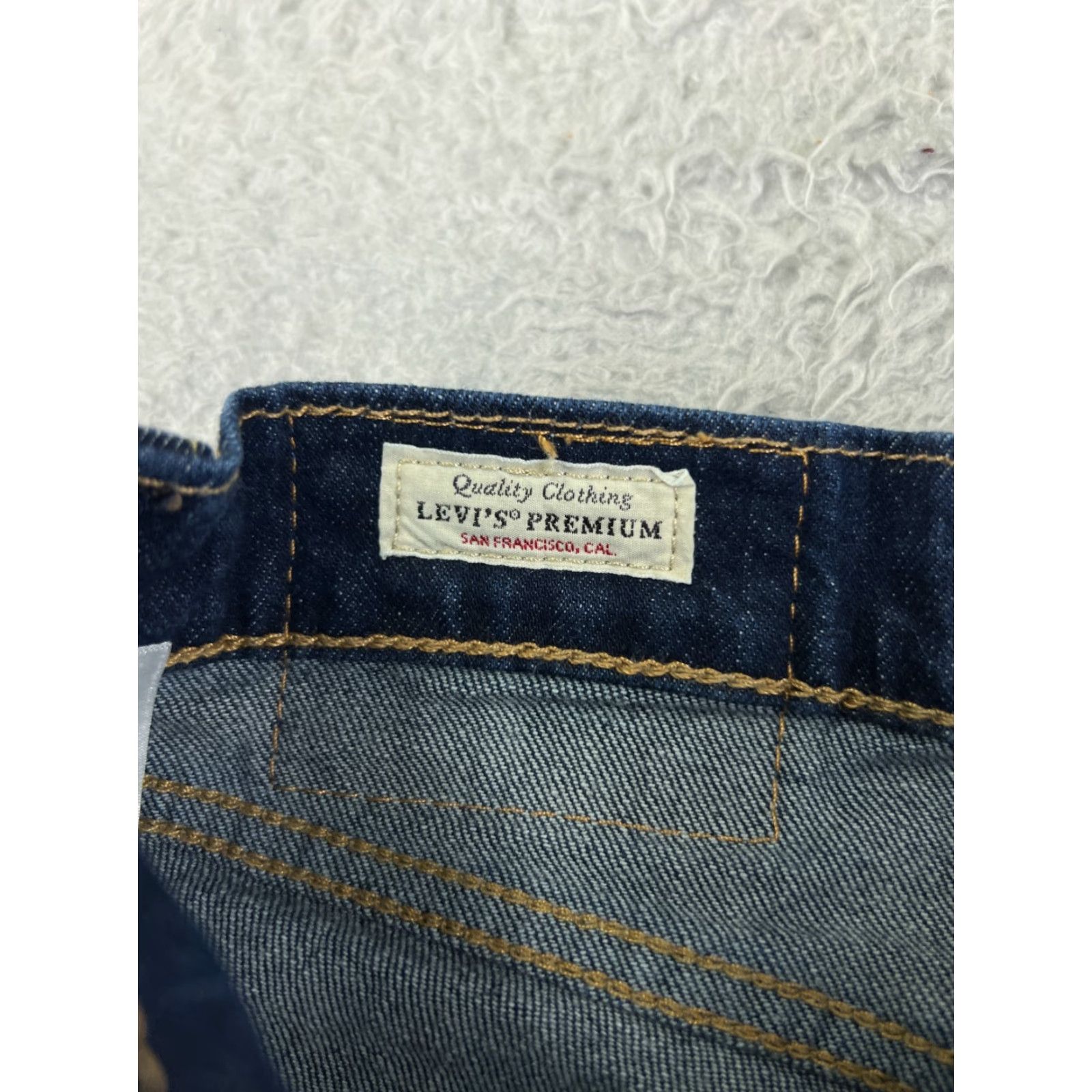 Levi's Levi's Jeans 28 Blue Denim 511 Slim Cotton Blend Premium Dark 30in 5-Pocket Mens Regular Jeans Size US 28 / EU 44 - 6 Thumbnail