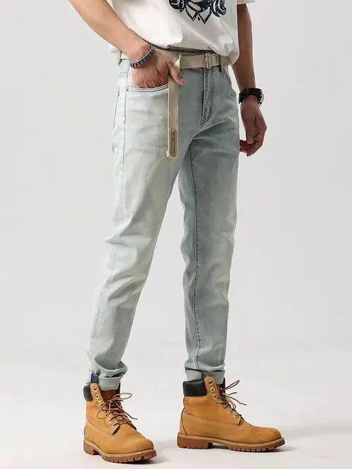 VIBE Vintage high street washed and faded casual jeans Size US 32 / EU 48 - 3 Thumbnail