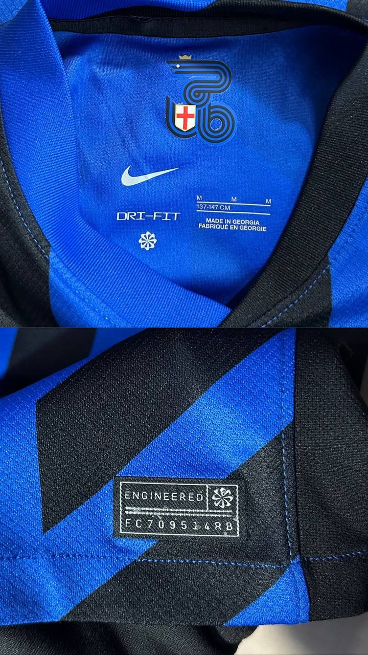 Nike Nike Inter Milan 2024 2025 StadiumHome football Jersey shirt Size US XS / EU 42 / 0 - 8 Thumbnail
