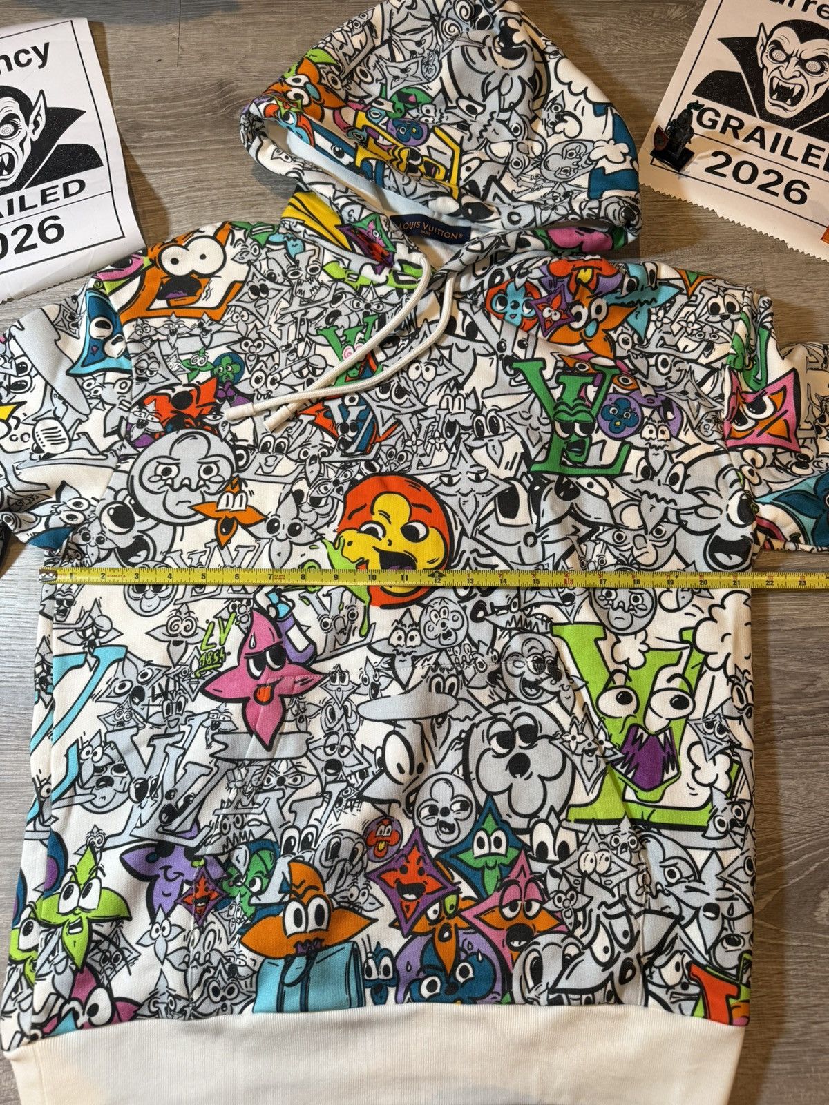 Louis Vuitton RARE Louis Vuitton SS23 Comics Hoodie Size US L / EU 52-54 / 3 - 5 Thumbnail