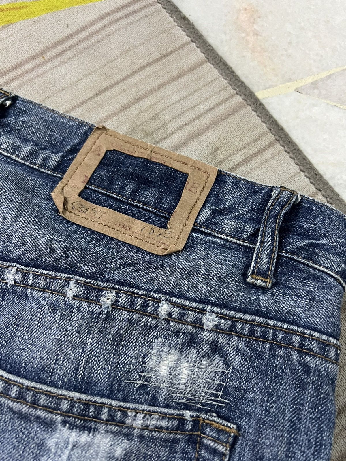 Abercrombie & Fitch 💥Flare💥Abercrombie & Fitch Distressed Faded Jean Size US 33 - 23 Thumbnail