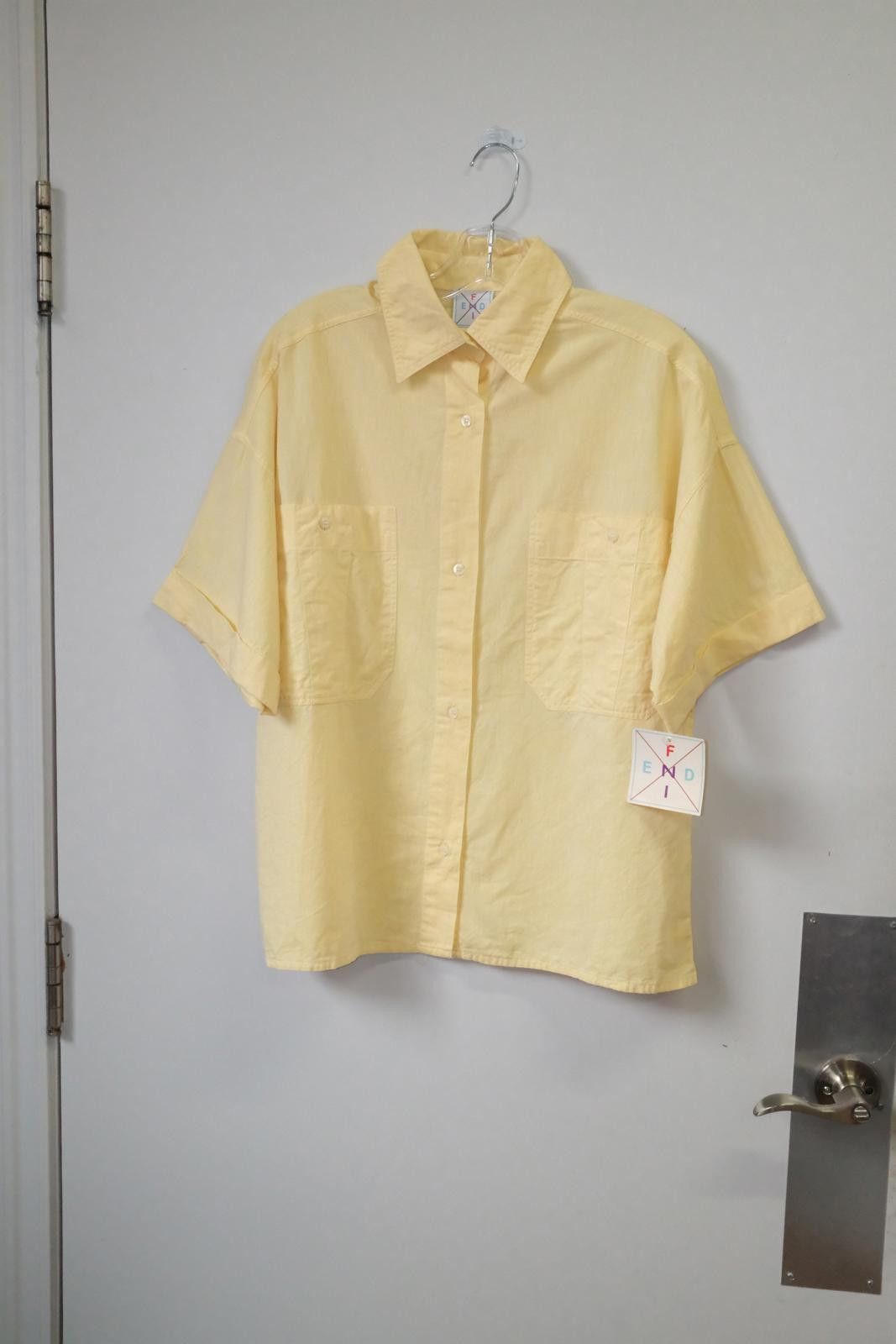 Fendi 80's Fendi Short Sleeve Button-Up Size ONE SIZE - 1 Thumbnail