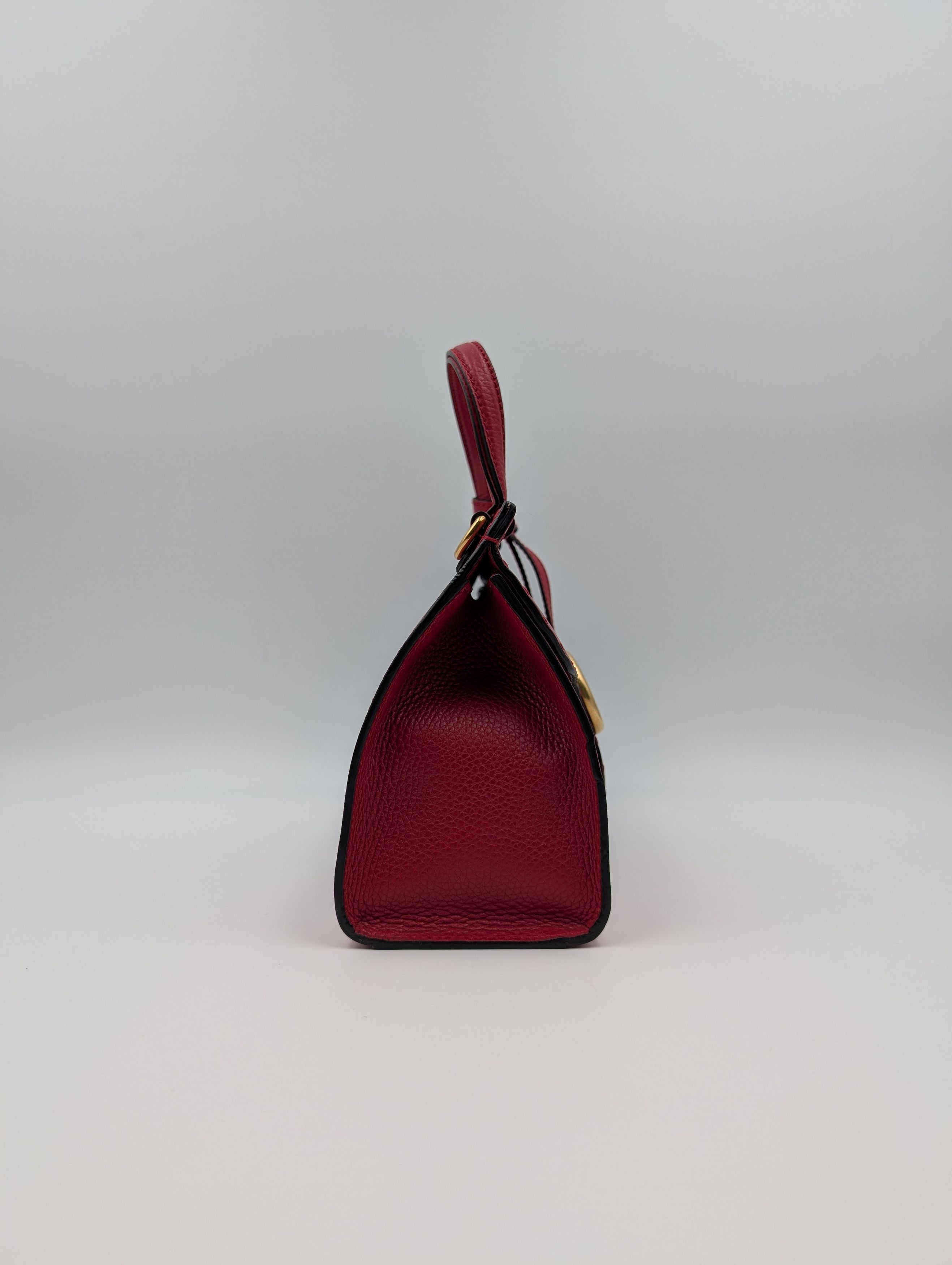 Gucci Red GG Marmont Top Handle Bag Size ONE SIZE - 3 Thumbnail