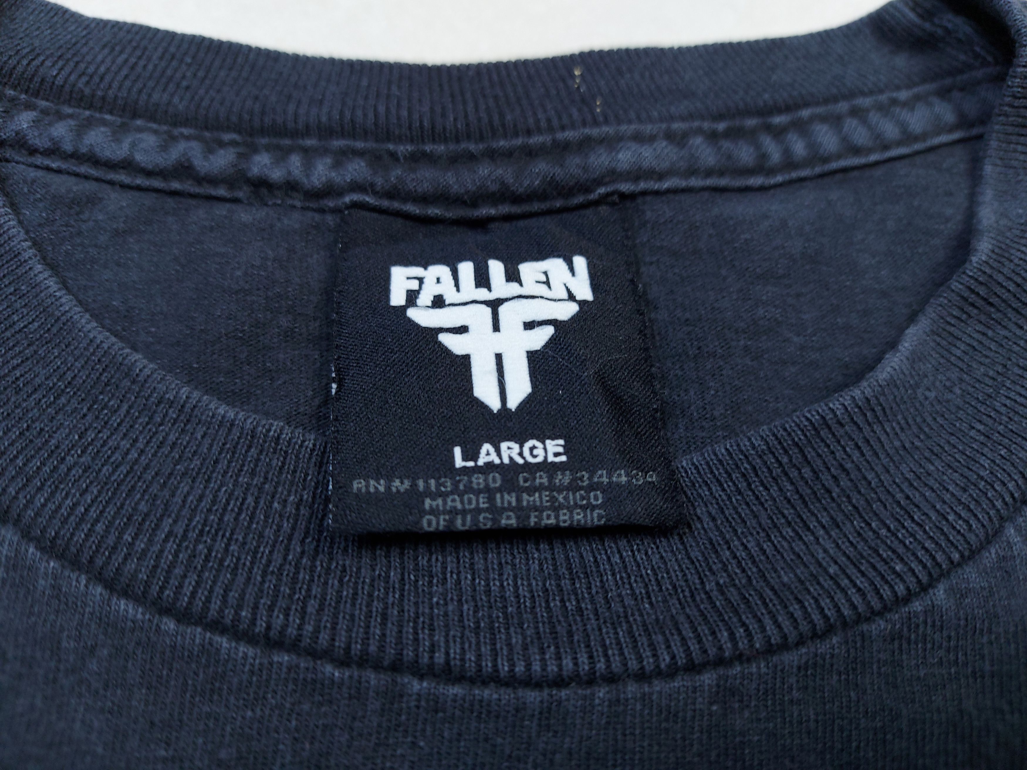 Fallen × Vintage Vintage Fallen Footwear Skateboard Rise With The Fallen TEE Size US L / EU 52-54 / 3 - 7 Thumbnail