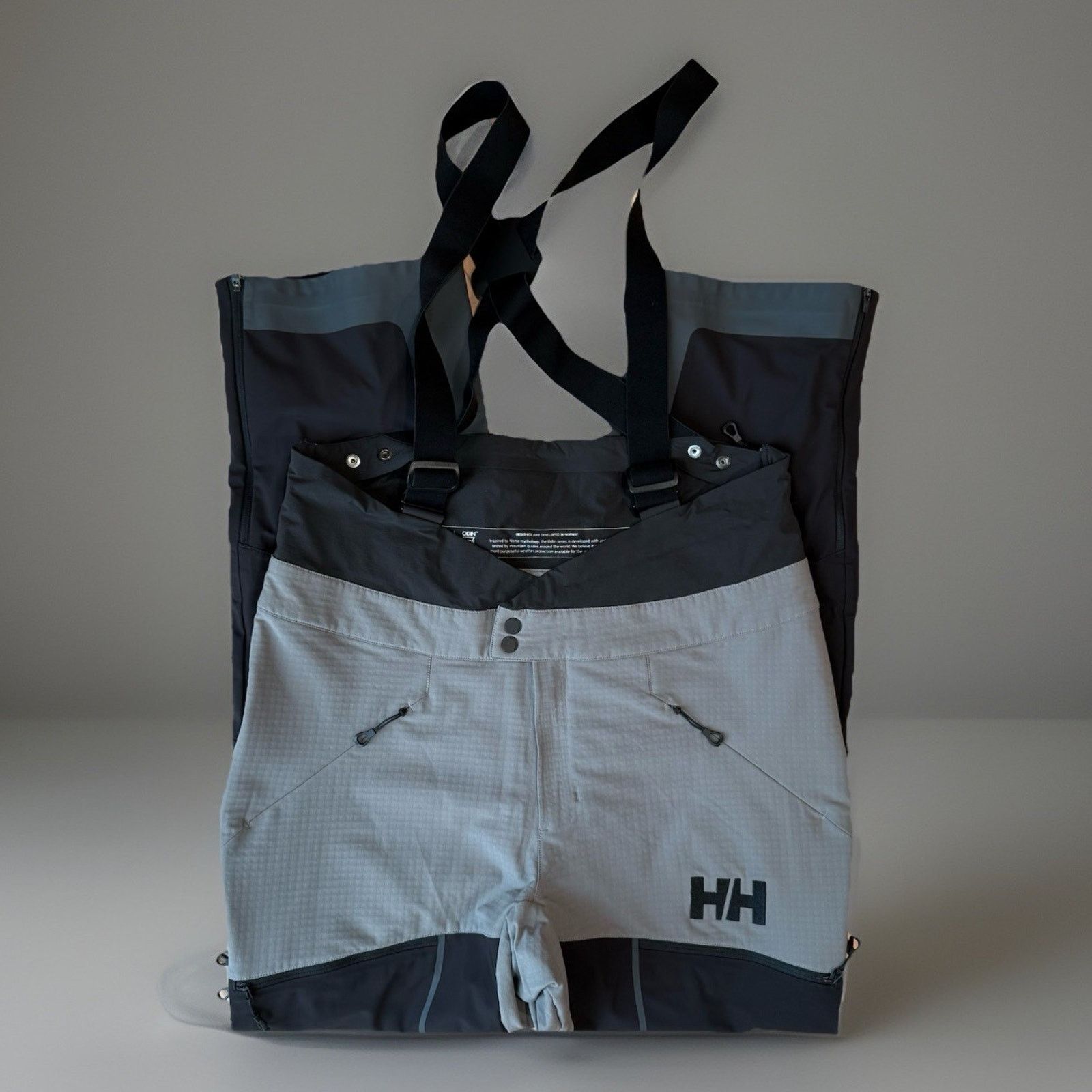 Helly Hansen Helly Hansen Odin BC Softshell Bib Pants XL Gray Winter Size US 40 / EU 56 - 1 Thumbnail