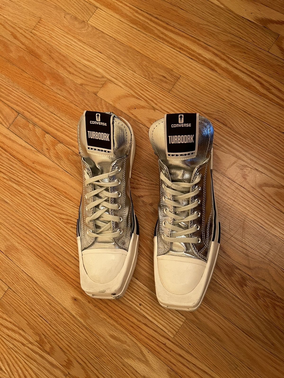 Converse × Rick Owens Drkshdw Rick Owens DrkShdw x Converse Lowtop Sneakers Size US 8.5 / EU 41-42 - 2 Thumbnail