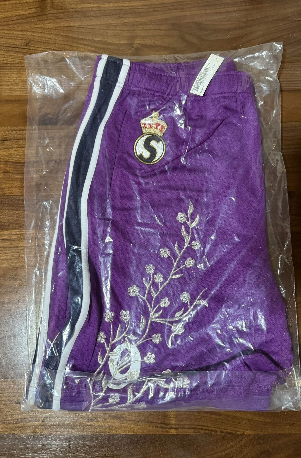 Supreme Supreme Floral Soccer Shorts Purple FW25 Pockets Size Large Size US 34 / EU 50 - 5 Thumbnail