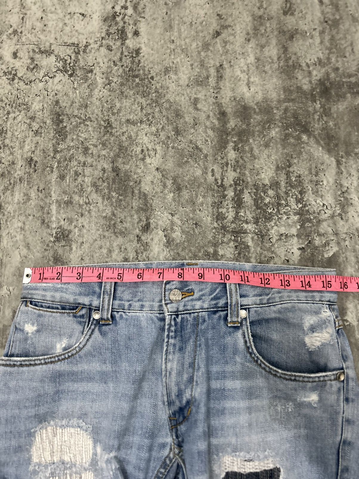 Hysteric Glamour × Japanese Brand Tokyo Aoyama Japan Distressed Jeans Size US 31 - 17 Thumbnail