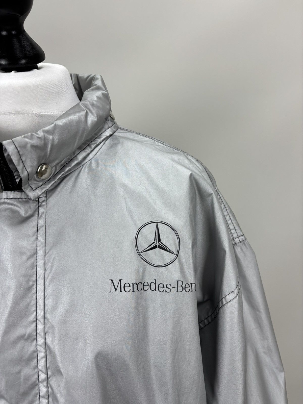 Mercedes-Benz Mens jacket Mercedes Benz Size L Color Gray Size US L / EU 52-54 / 3 - 4 Thumbnail