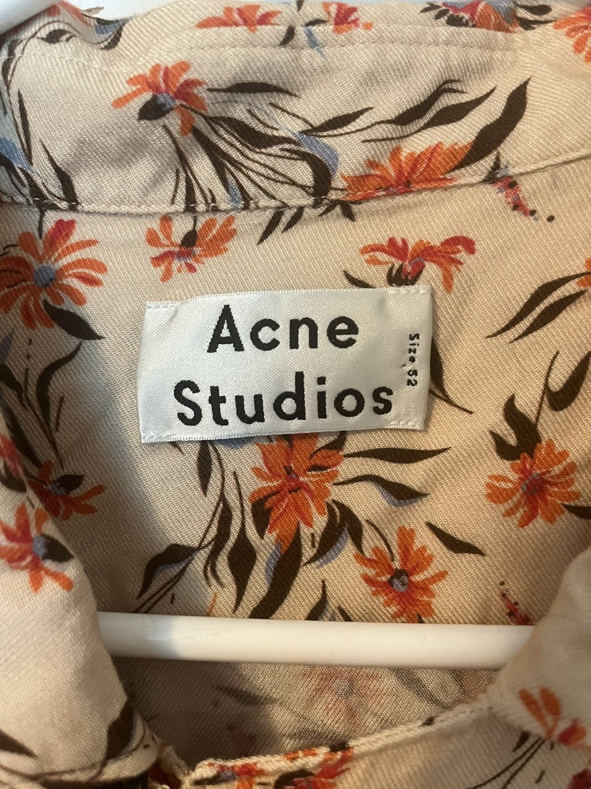 Acne Studios Acne Studios Button up Shirt Size XL A/W14 Flower-Print Size US XL / EU 56 / 4 - 3 Thumbnail