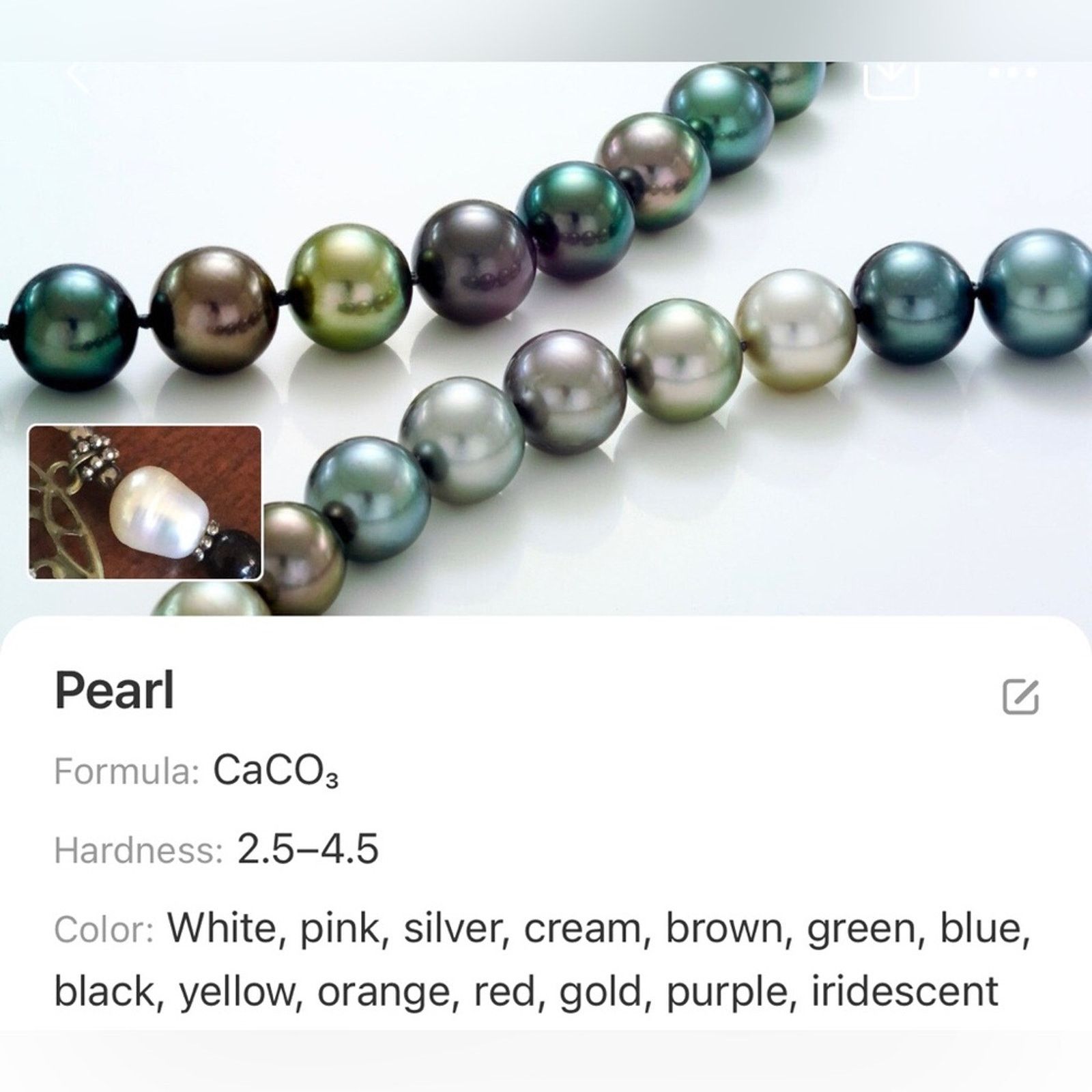 Handmade Handcrafted repurpose freshwater pearl black onyx necklace Size ONE SIZE - 13 Thumbnail