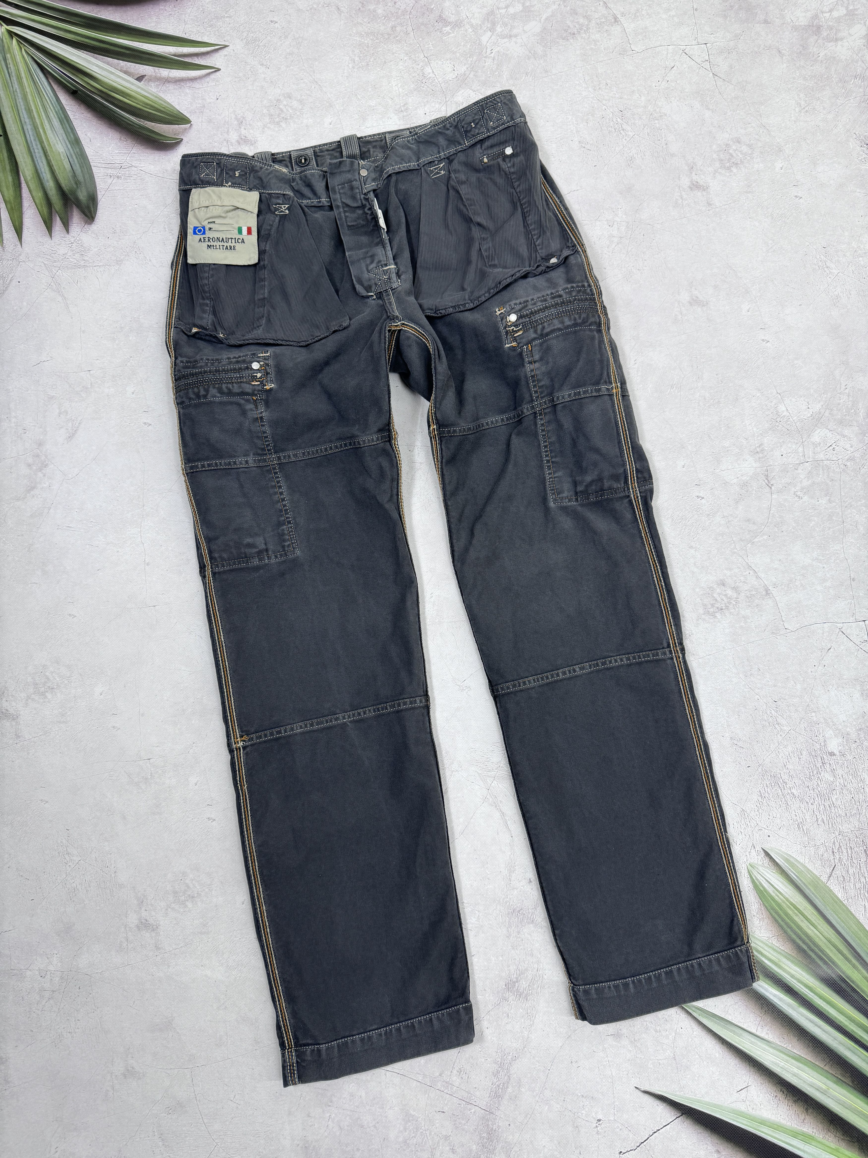 Aeronautica Militare Cargo Pants Trousers Multipocket