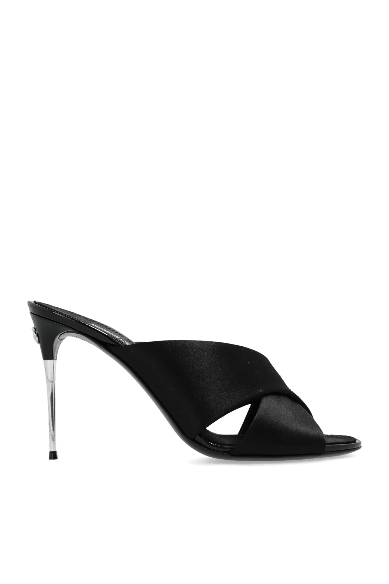 Dolce & Gabbana o1s22i1n0225 Satin Mules in Black Size US 6 / IT 36 - 1 Thumbnail