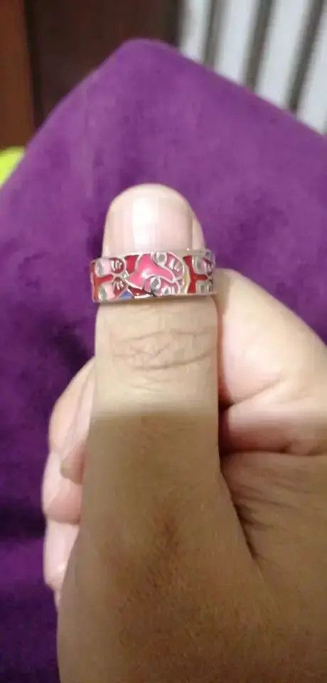 Japanese Brand Cat Face Ring Size ONE SIZE - 4 Thumbnail