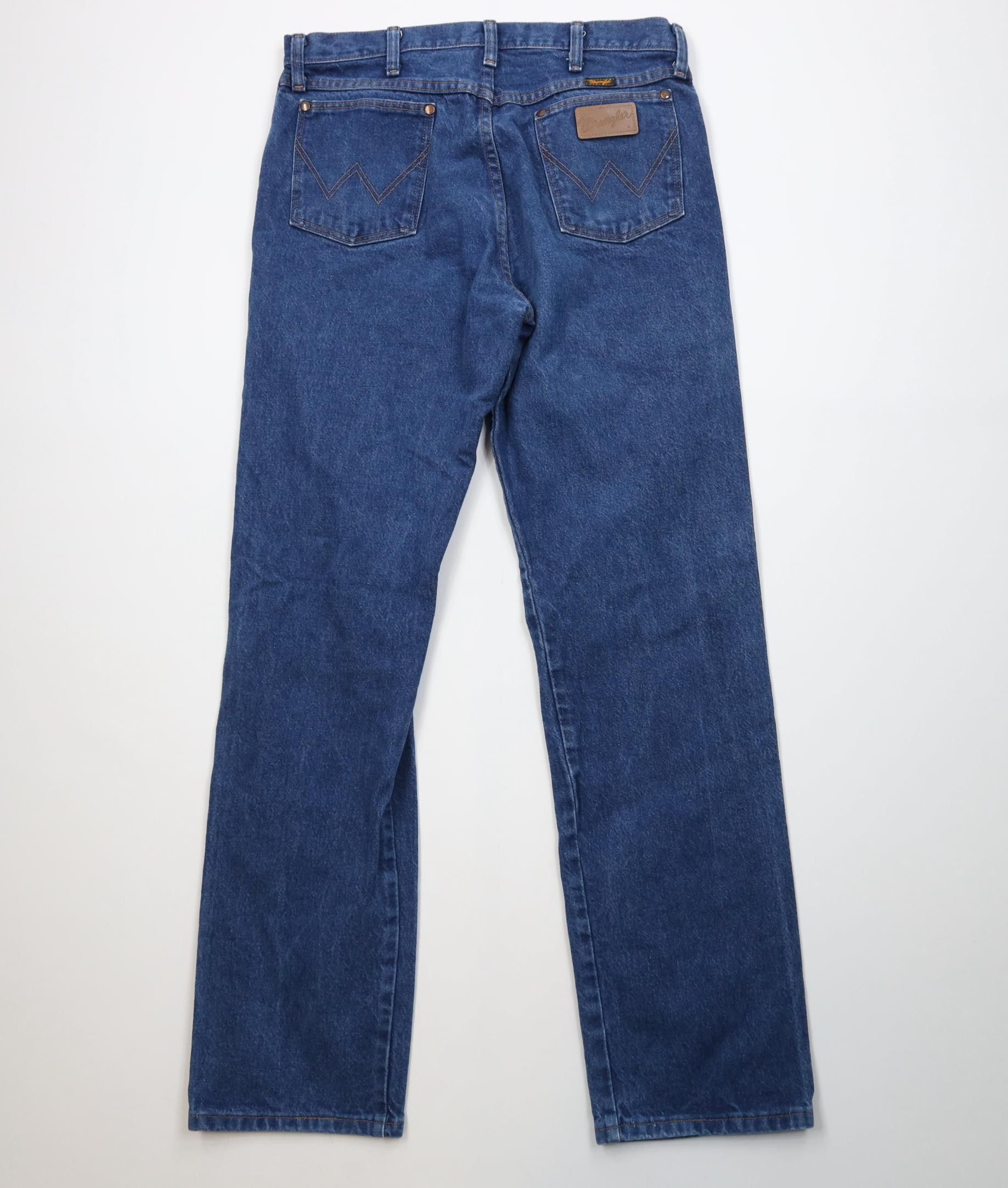 Wrangler Vintage 90s Wrangler Western Cowboy Straight Leg Denim Jeans Size US 33 - 9 Thumbnail