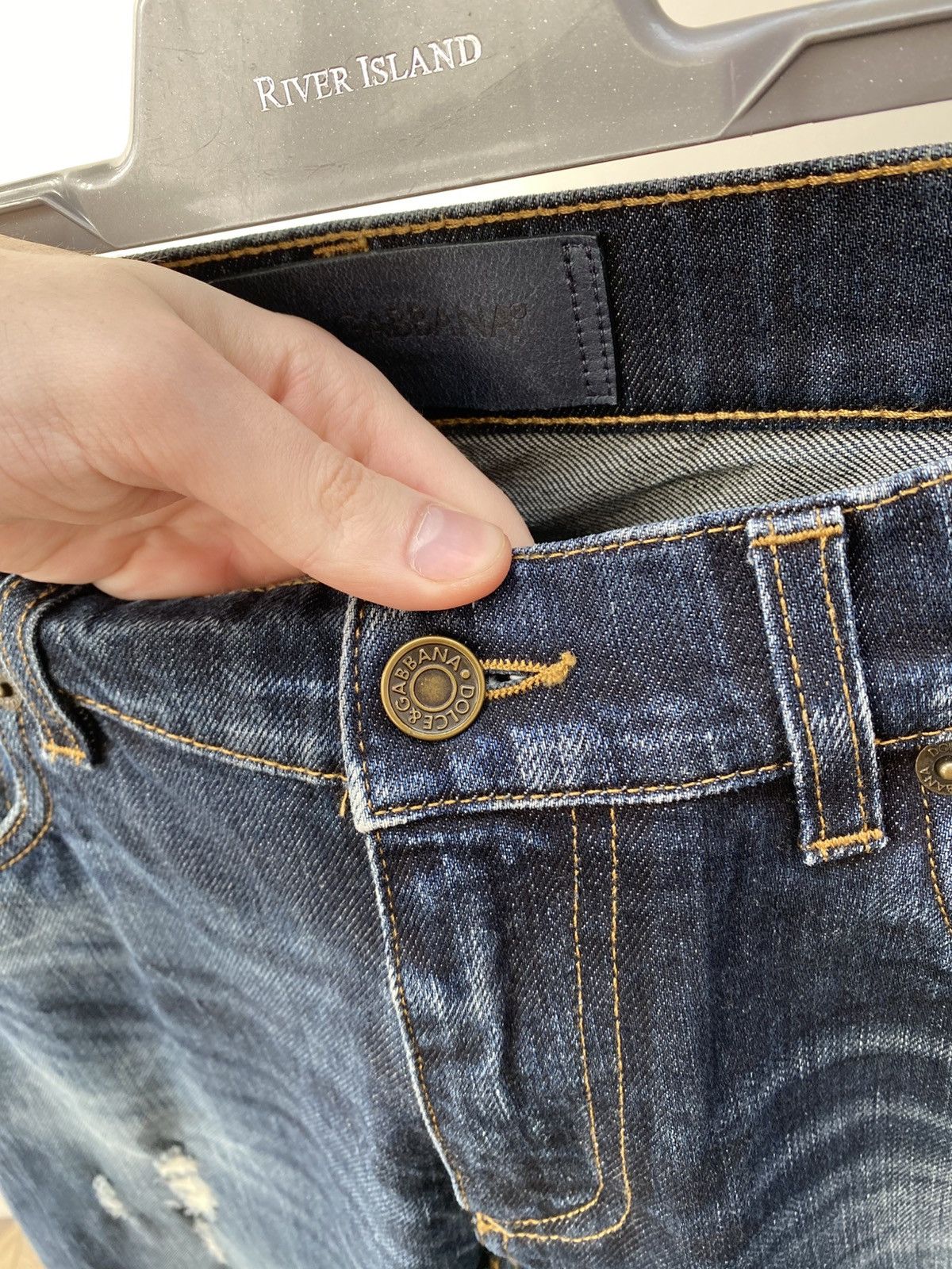 Dolce & Gabbana Vintage Dolce Gabbana Denim blue pants Size US 33 - 7 Thumbnail